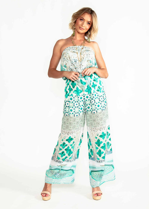 Small Talk Pantsuit - Emerald City