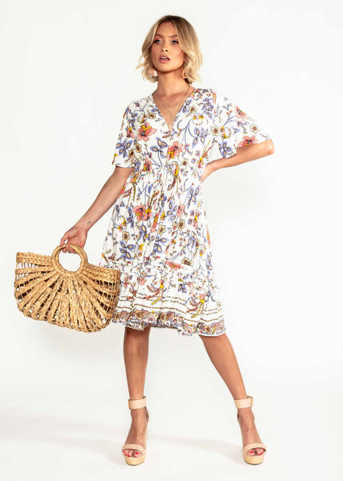 Starry Mini Dress - Floral Harvest