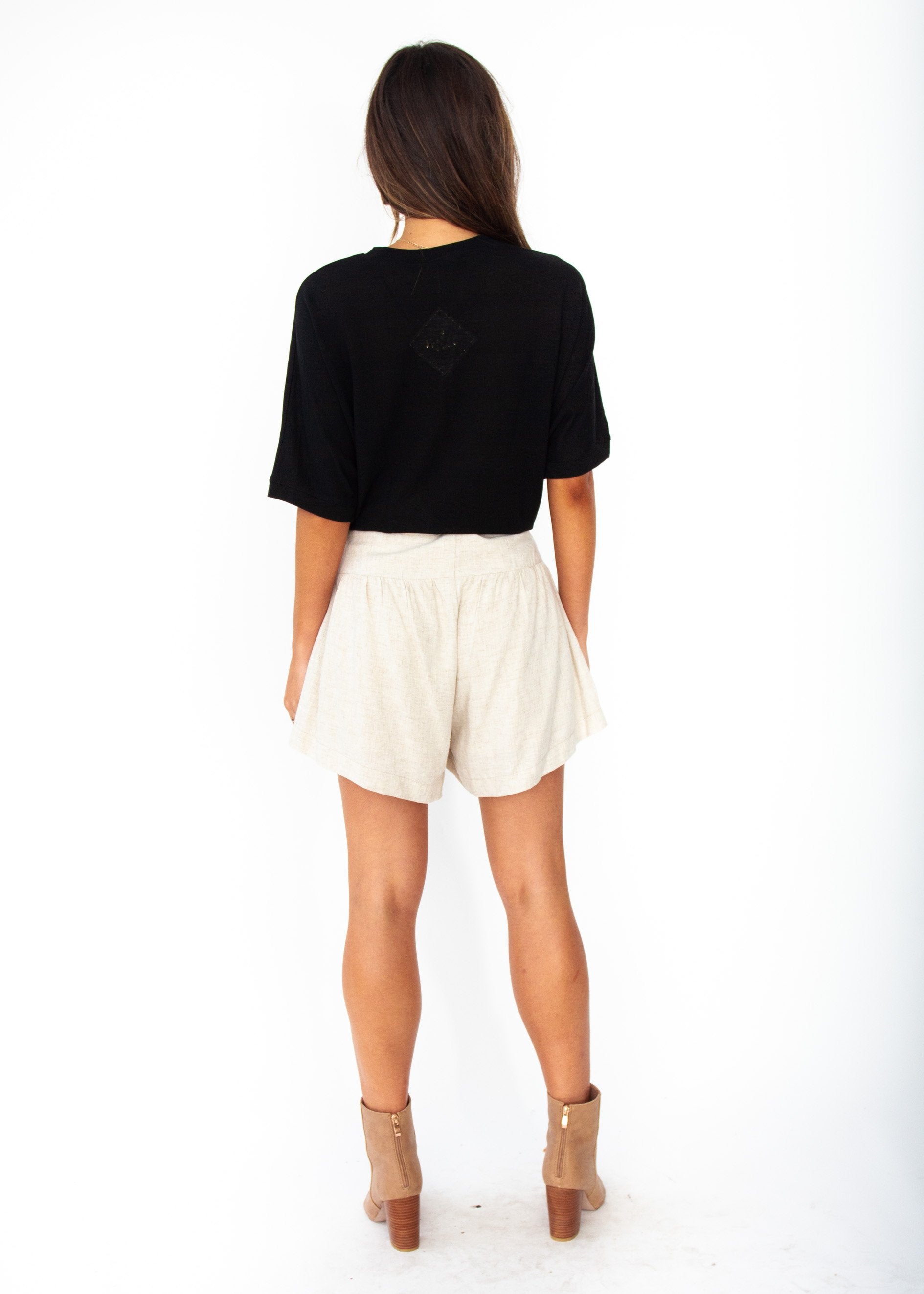 Atlas Tie Tee - Black