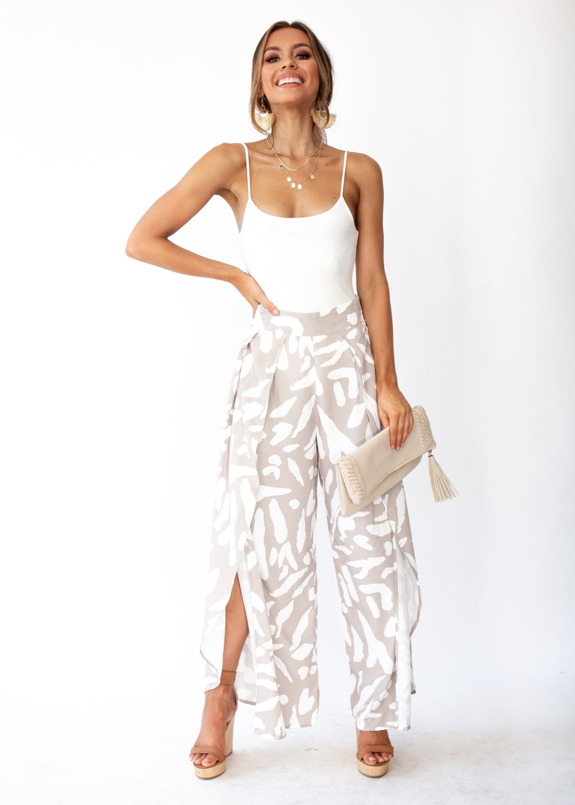 Pure Bliss Pants - Beige