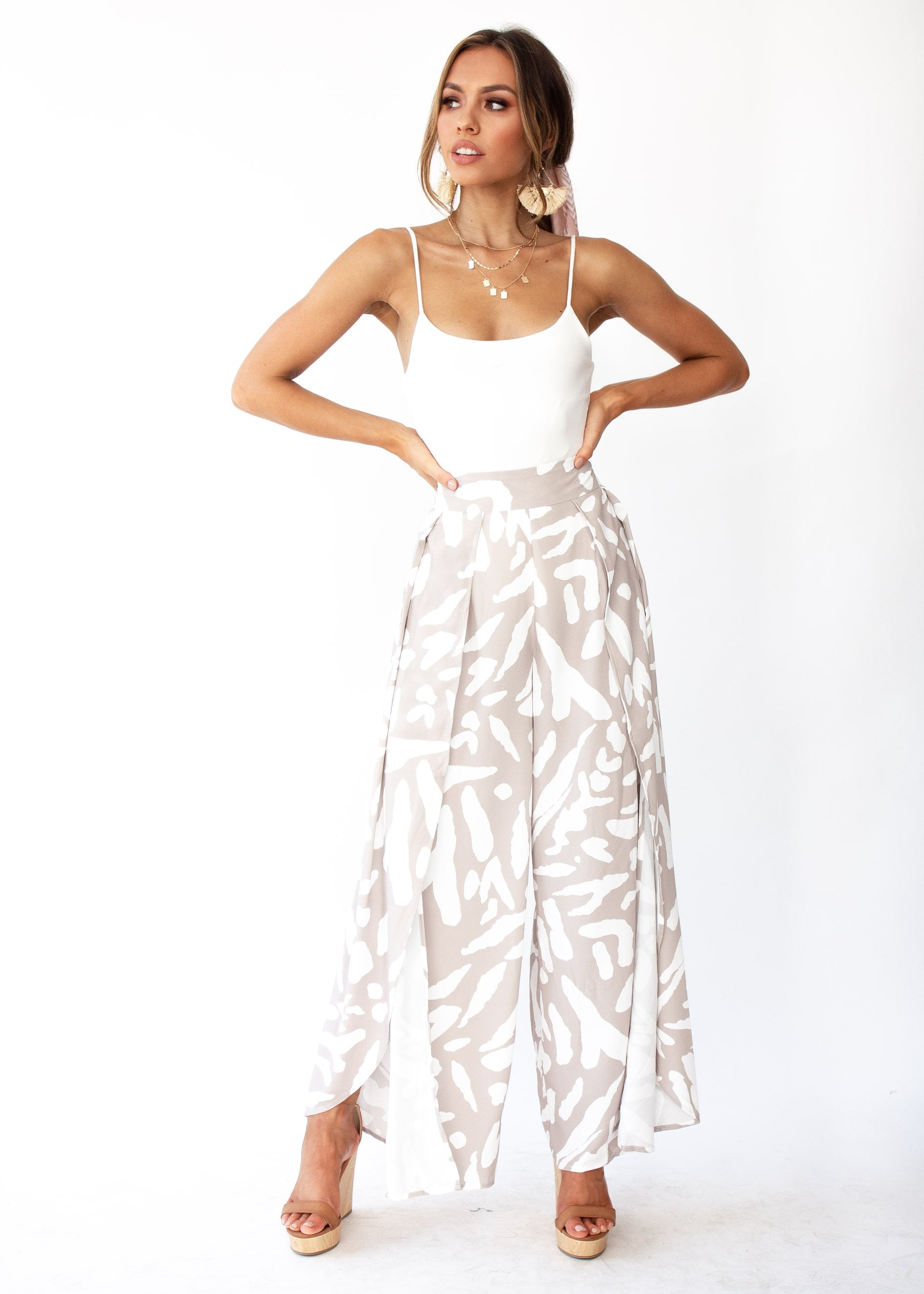 Pure Bliss Pants - Beige