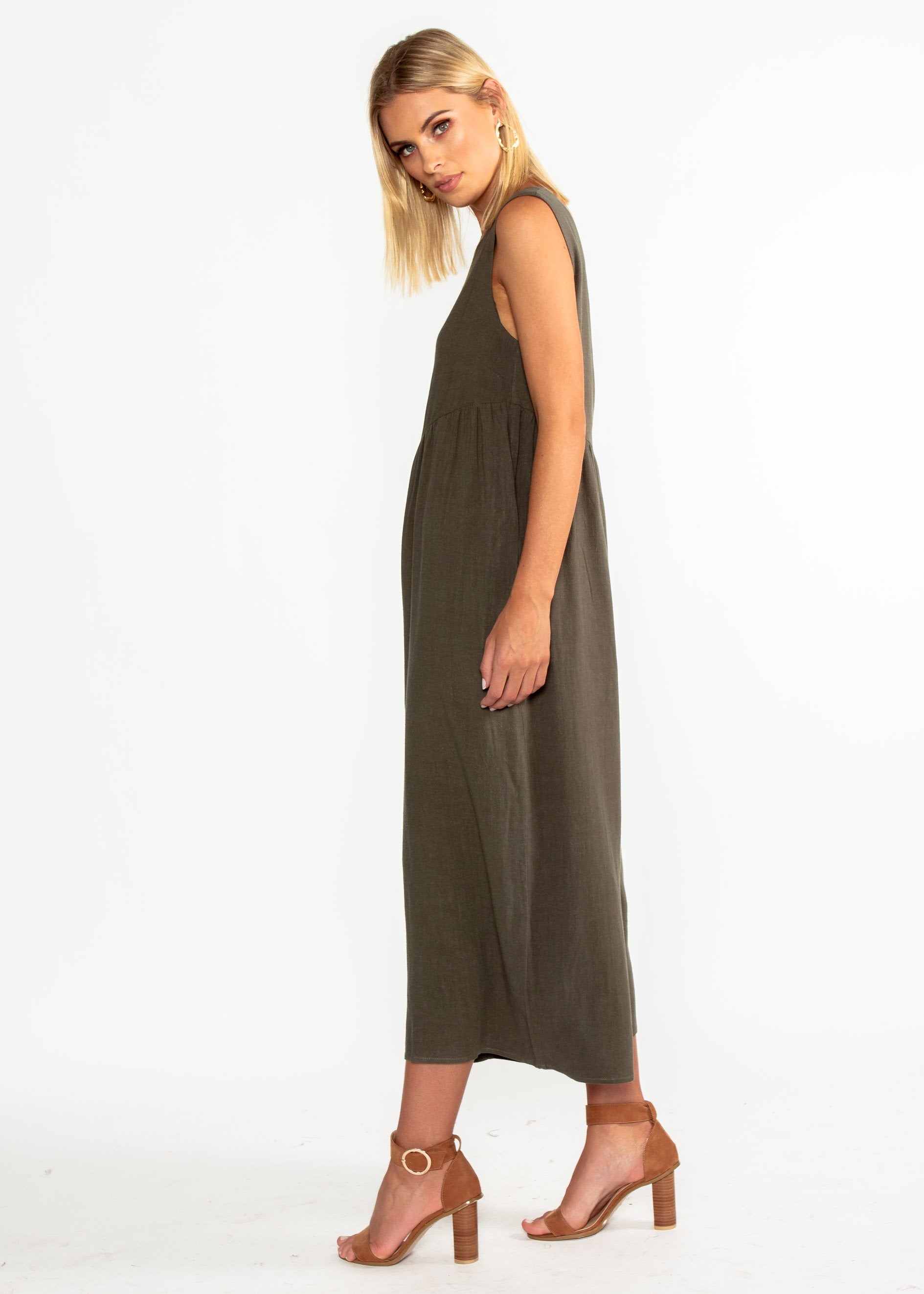 Free Living Pantsuit - Khaki
