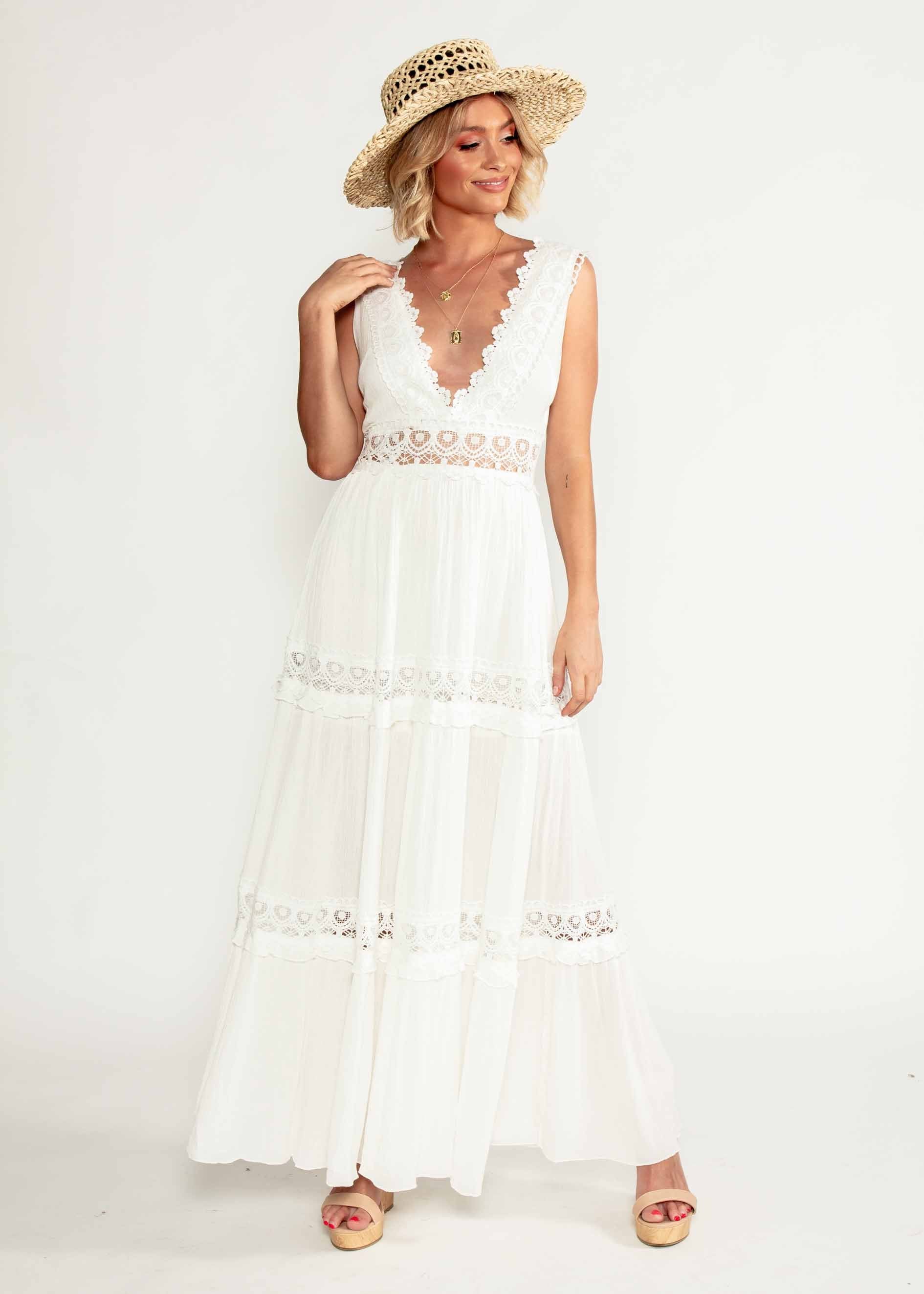 Zion Maxi Dress - White