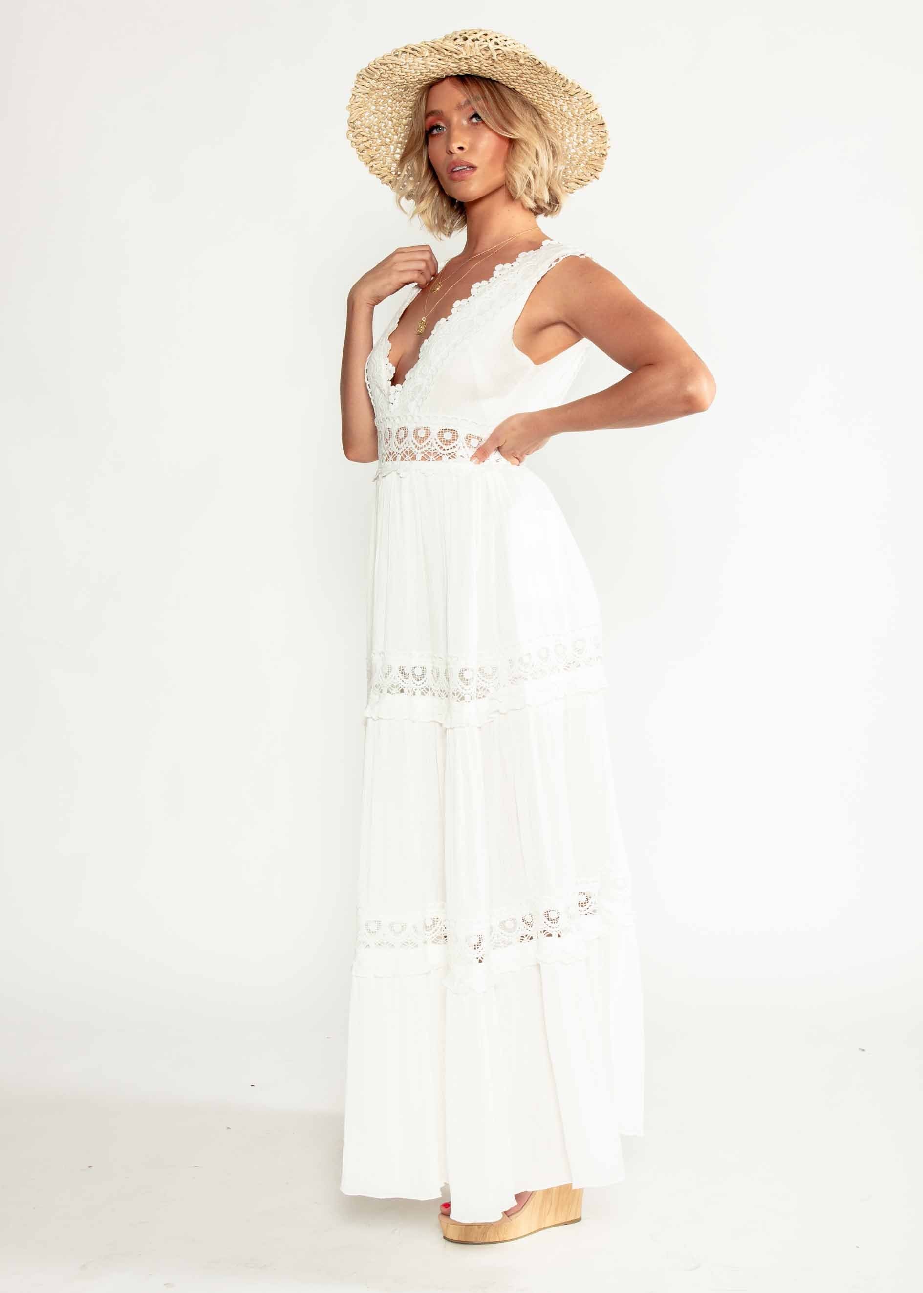 Zion Maxi Dress - White