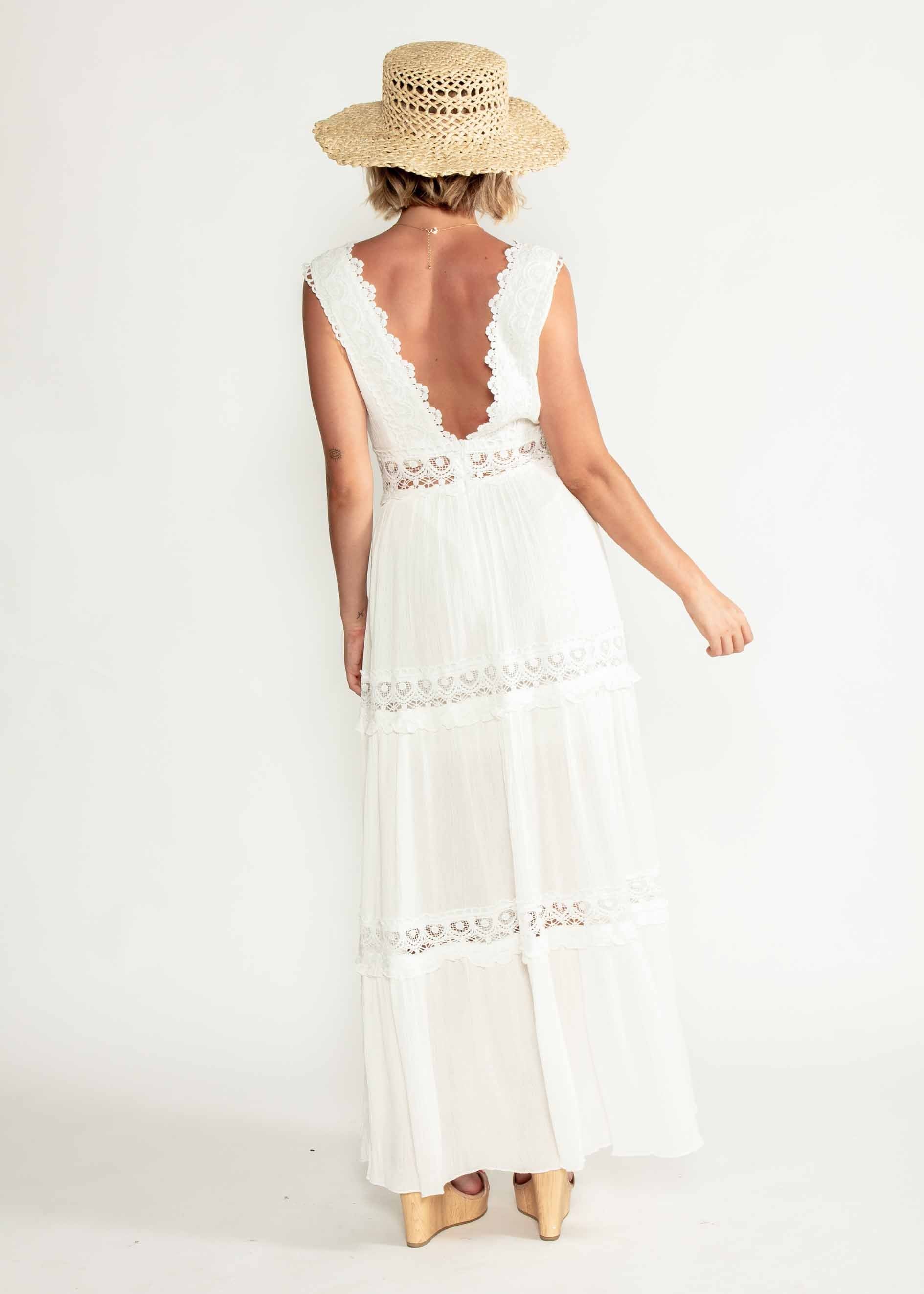 Zion Maxi Dress - White