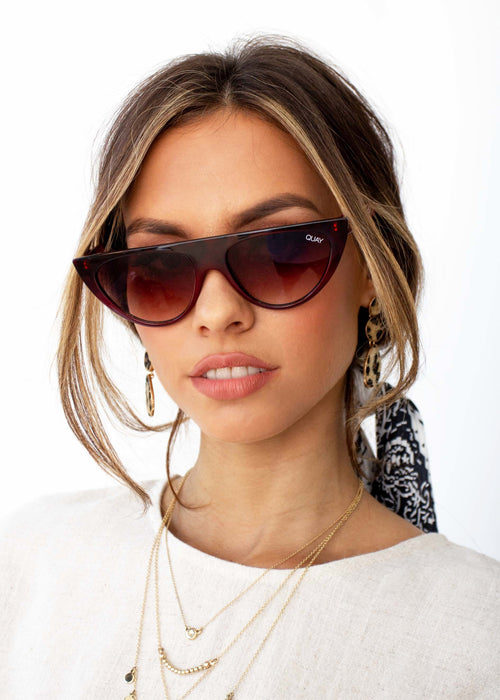 Quay - Run Away Sunglasses - Tortrd/Brn