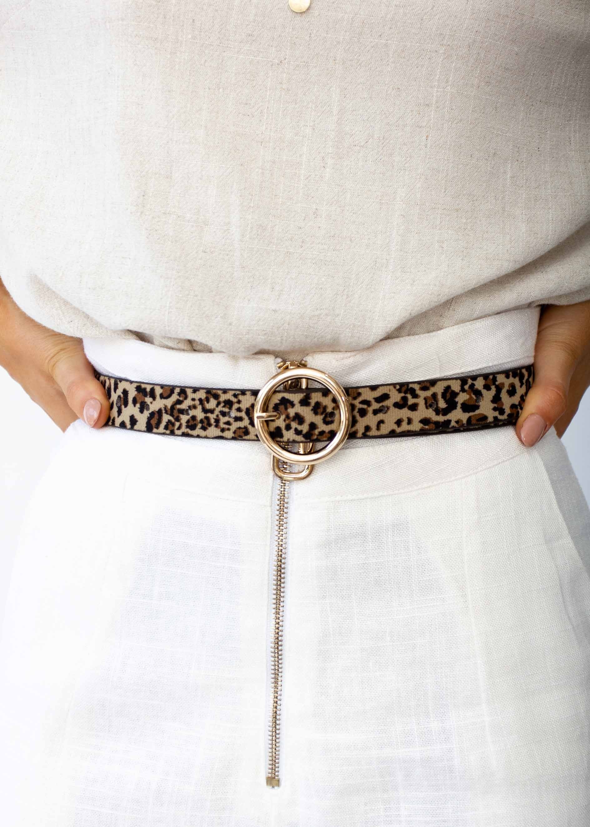 Women's Alora waist Belt - Leopard
