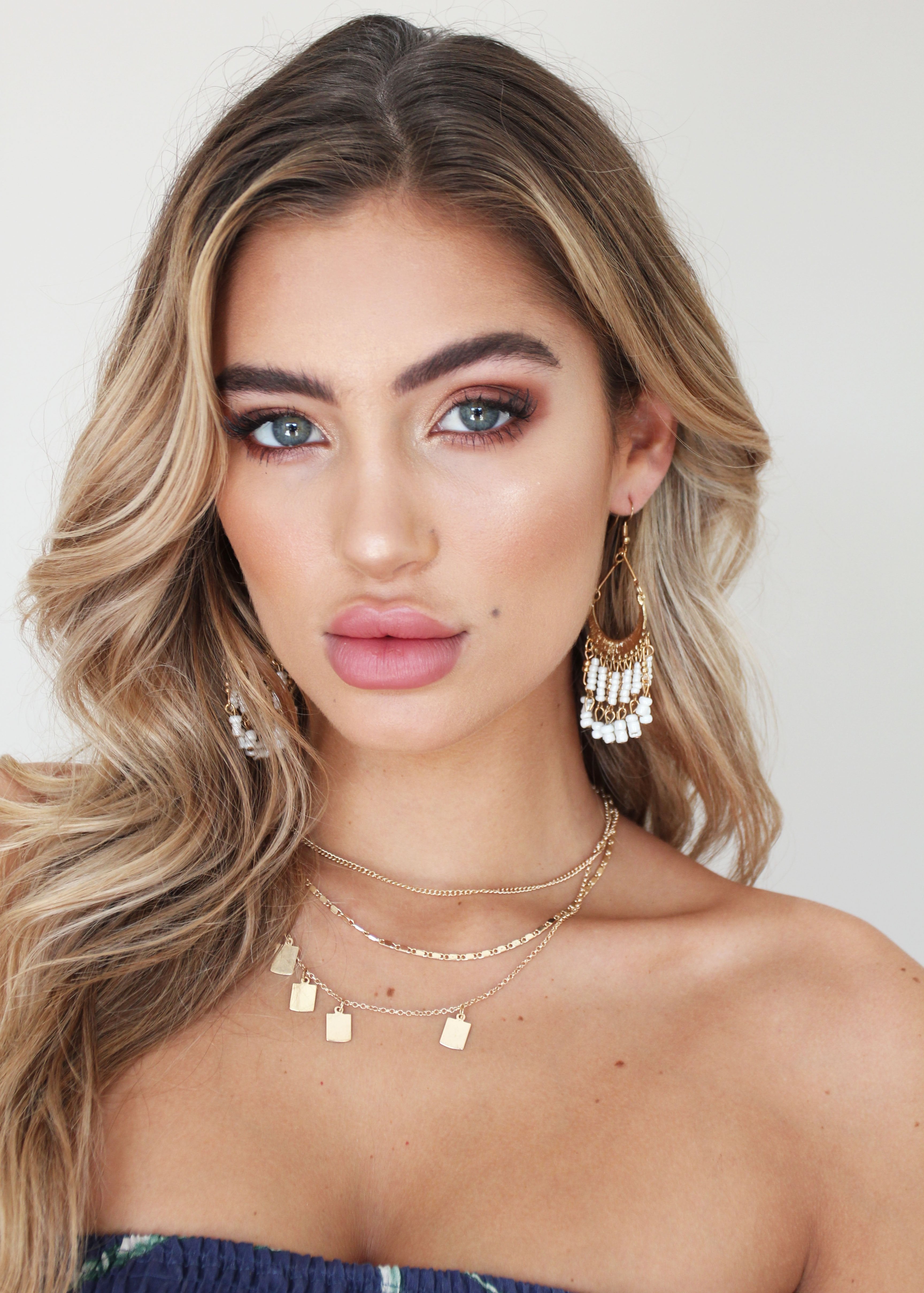 Peru Earrings - White