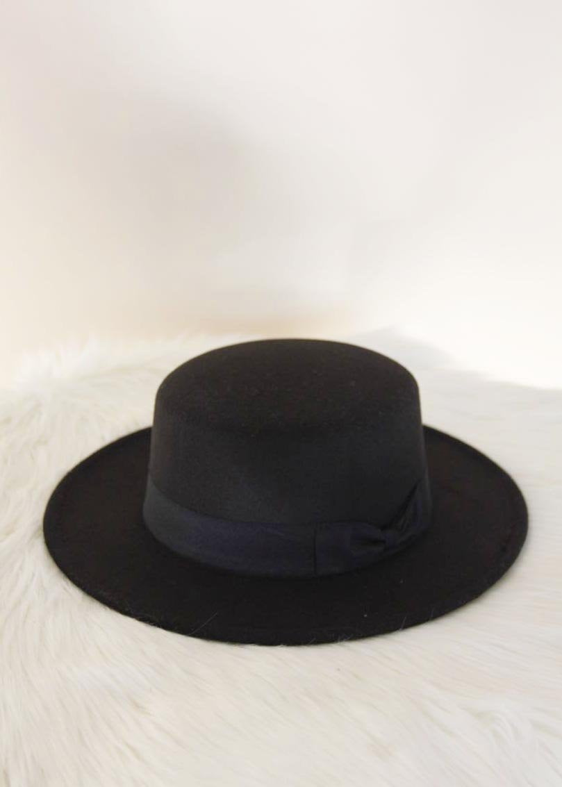 Riviera Boater - Black