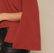 A New Day Blouse - Garnet