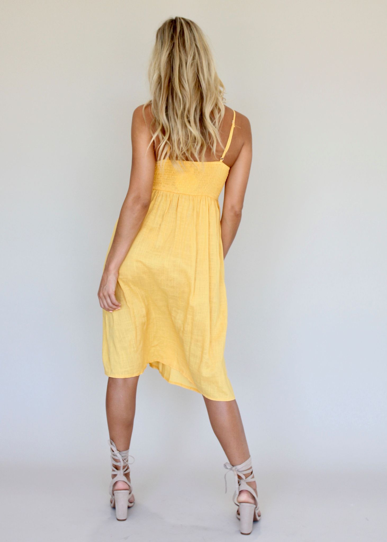 Amari Swing Dress - Sun