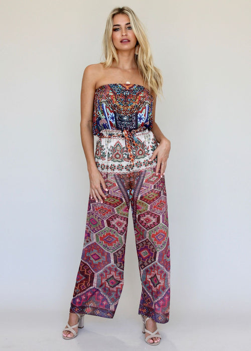 Small Talk Pantsuit - Moroccan