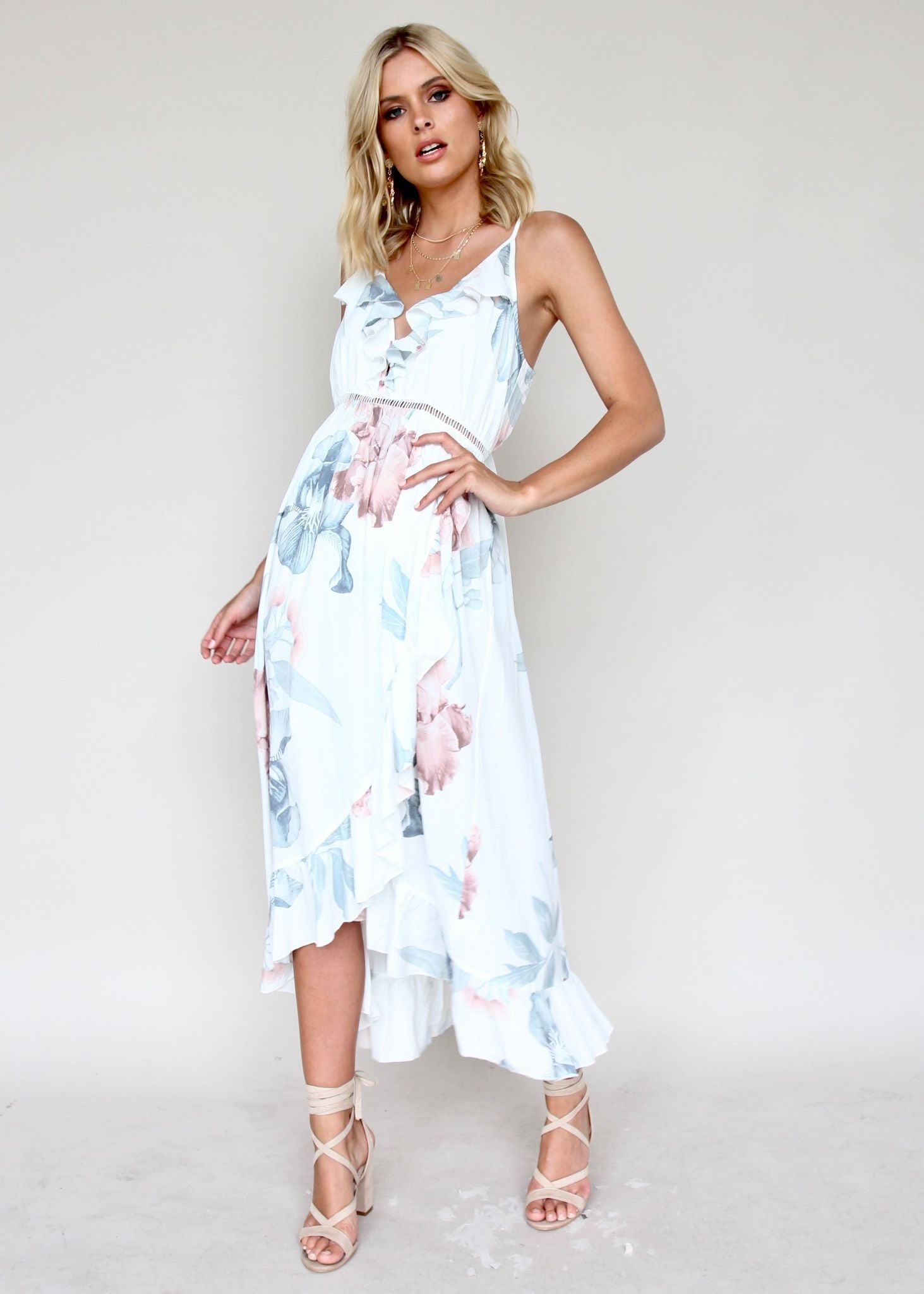 Floral We Know Maxi Dress - Coastal