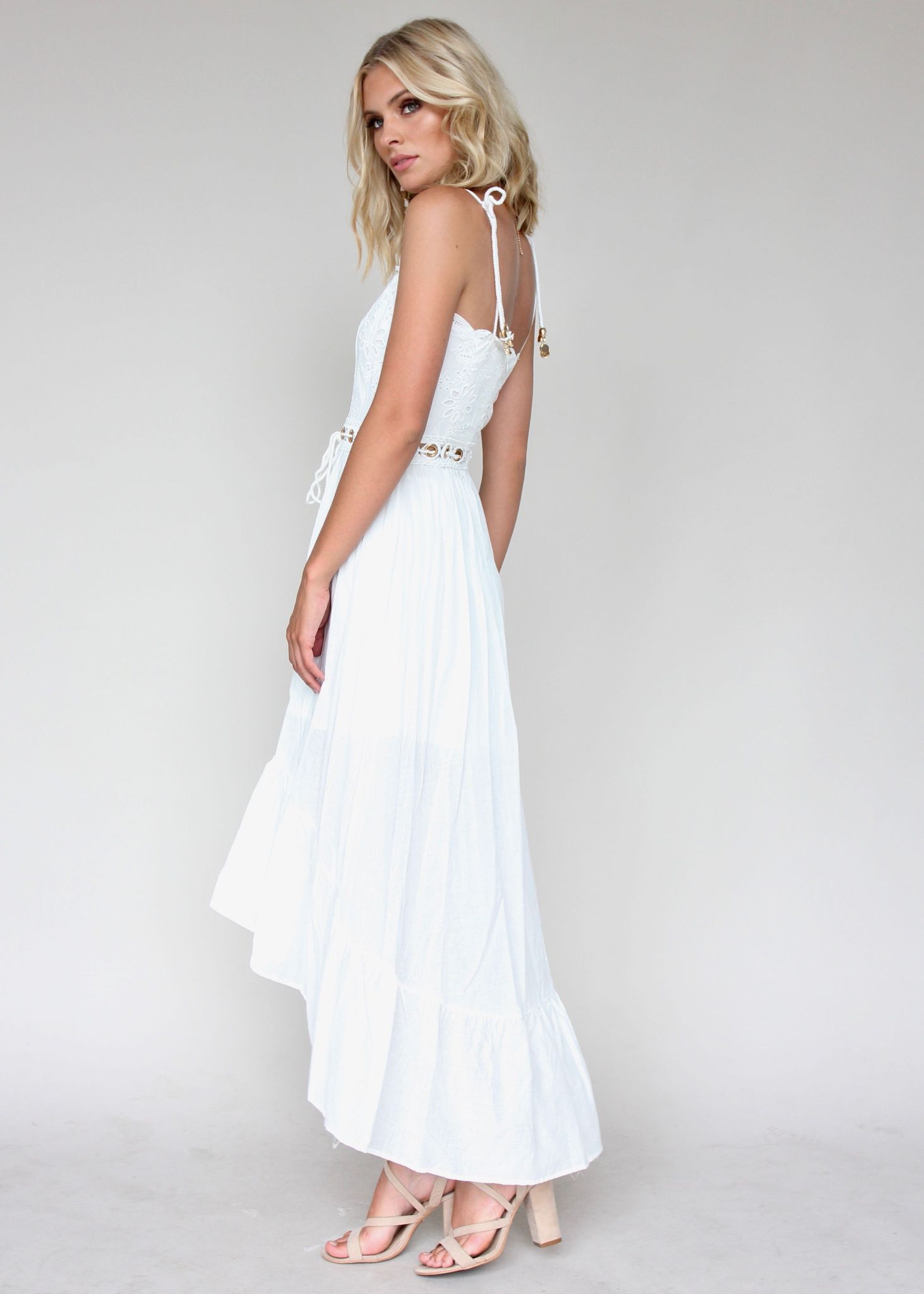 On Route Midi Dress - White
