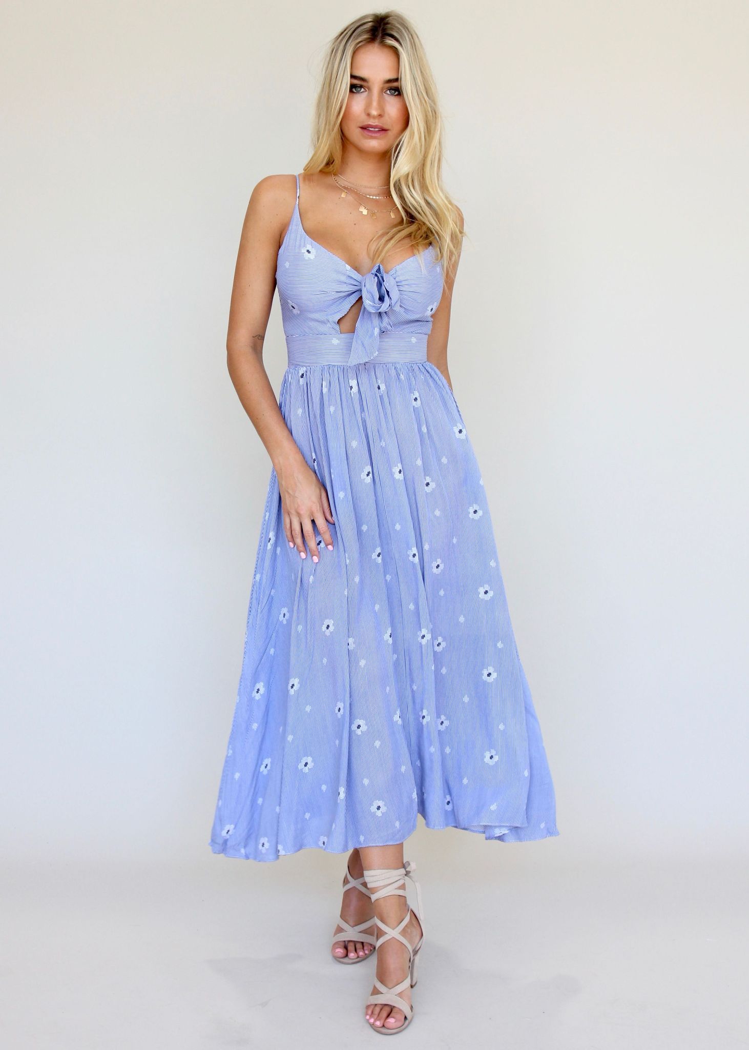 Cool Waters Dress - Light Blue