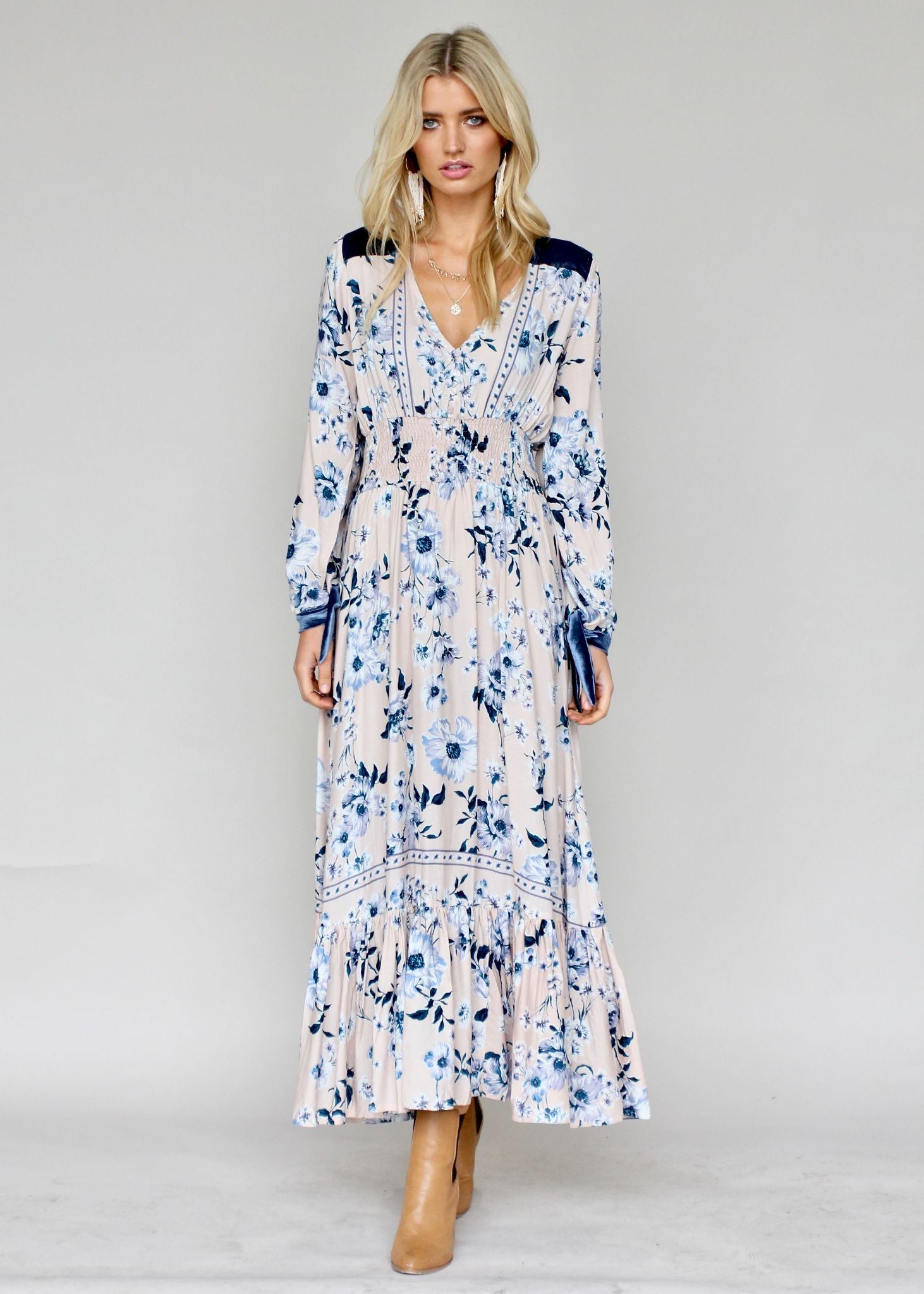 Eleonore Maxi Dress - Dusky