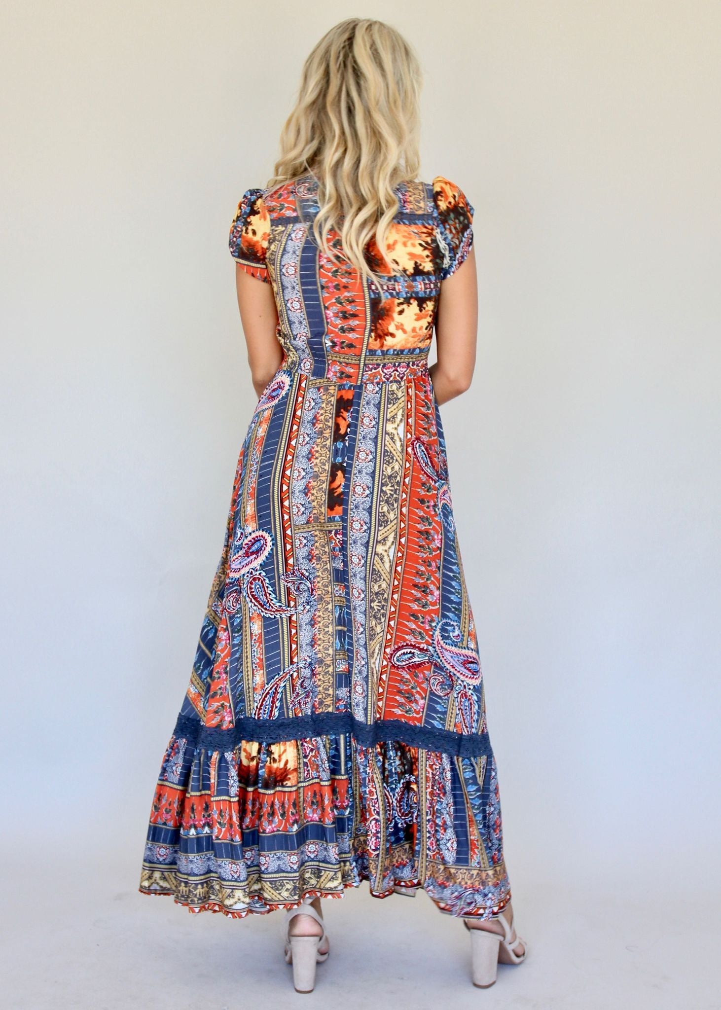 Carmen Maxi Dress - La Dolce Vita