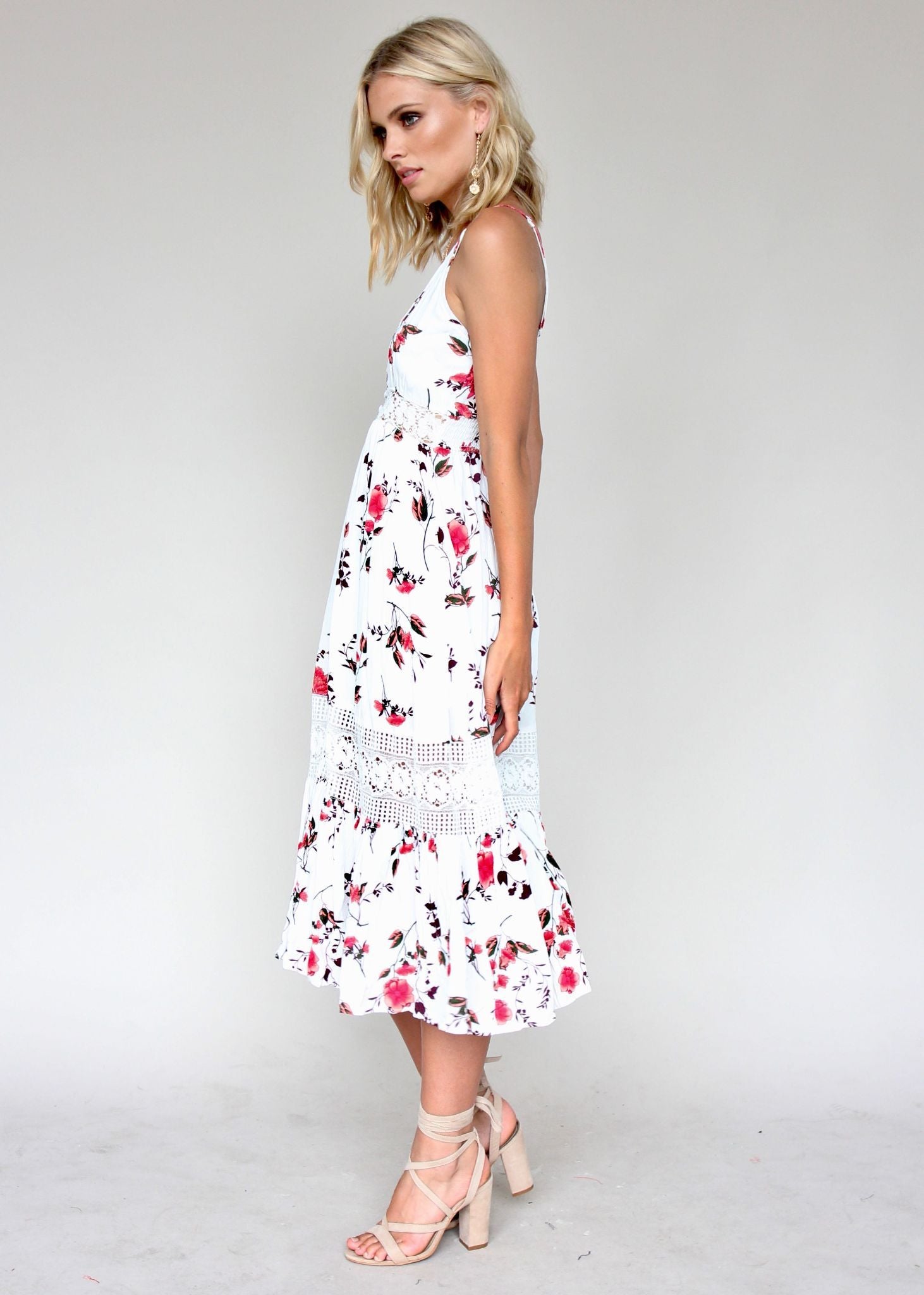 About The Weekend Midi Dress - Aster