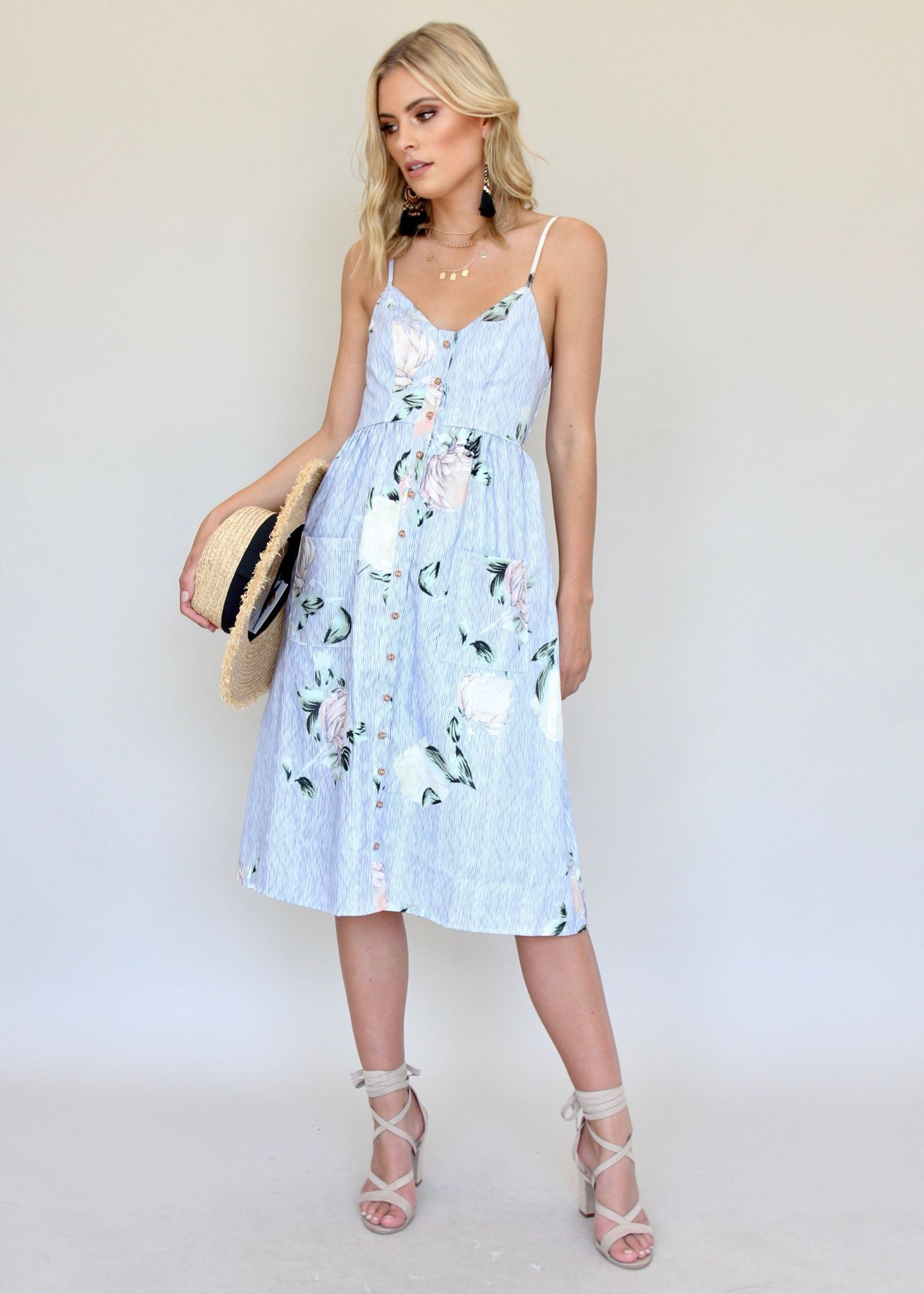 Amari Swing Dress - Nautic