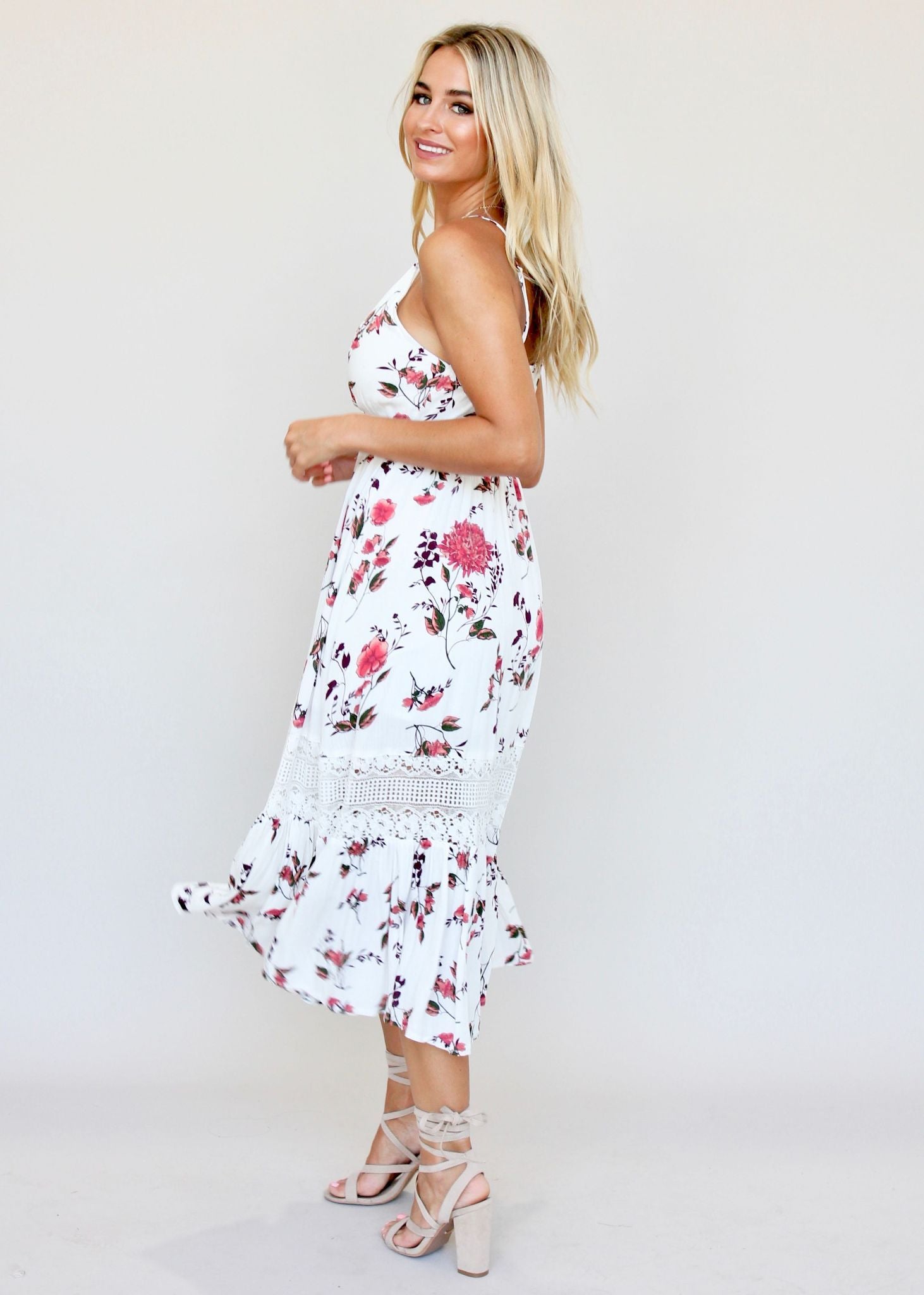 About The Weekend Midi Dress - Aster