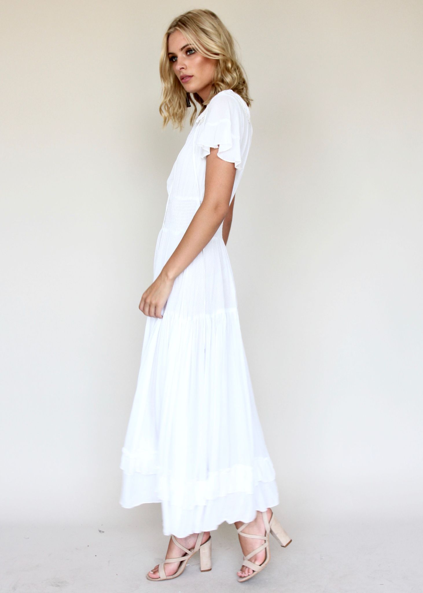 Artemis Maxi Dress - White