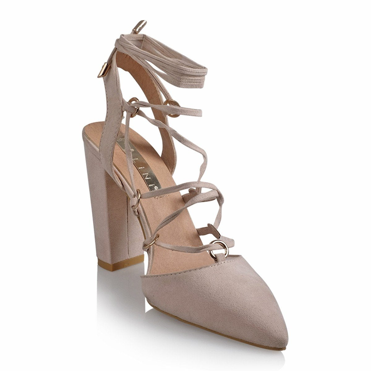 Billini - Alba Heels - Nude Suede