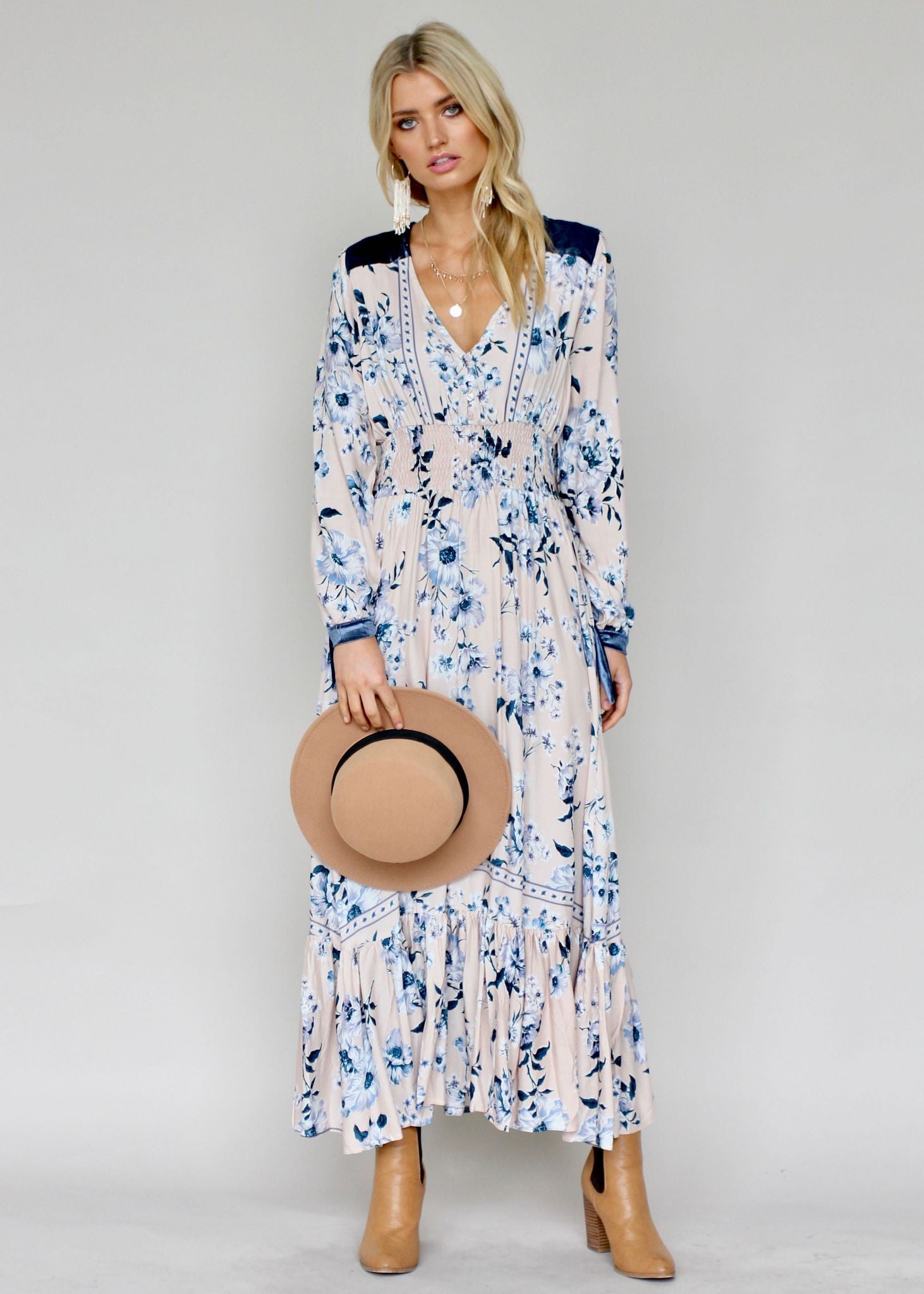 Eleonore Maxi Dress - Dusky