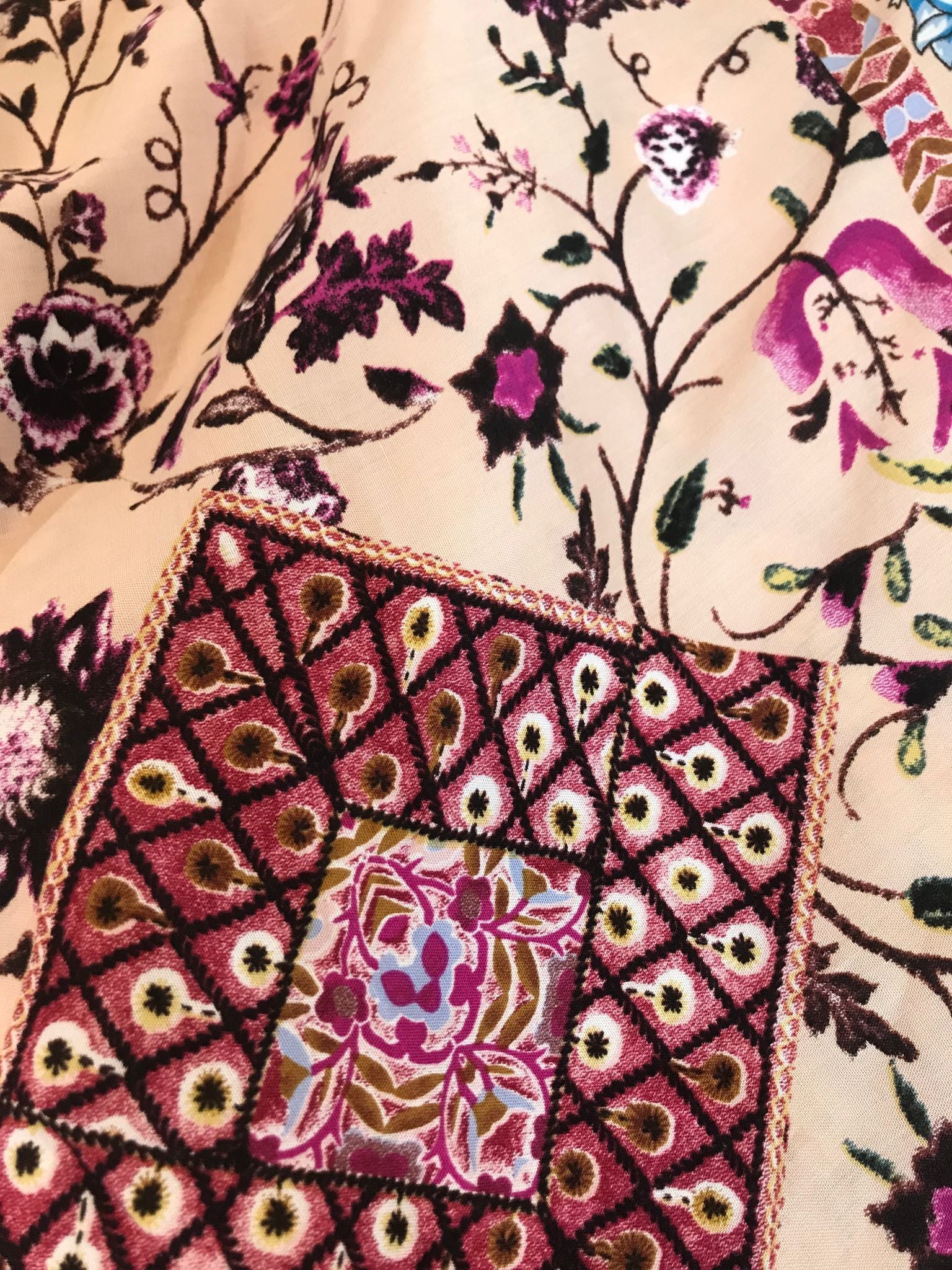 Georgie Off Shoulder Maxi Dress - Marrakesh Dreaming