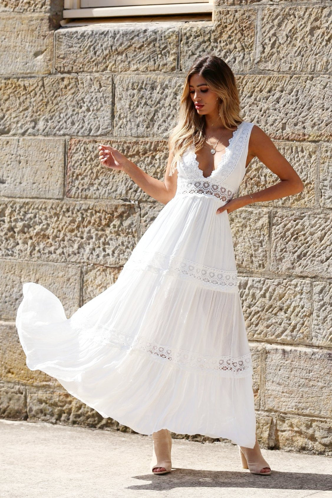 Zion Maxi Dress - White