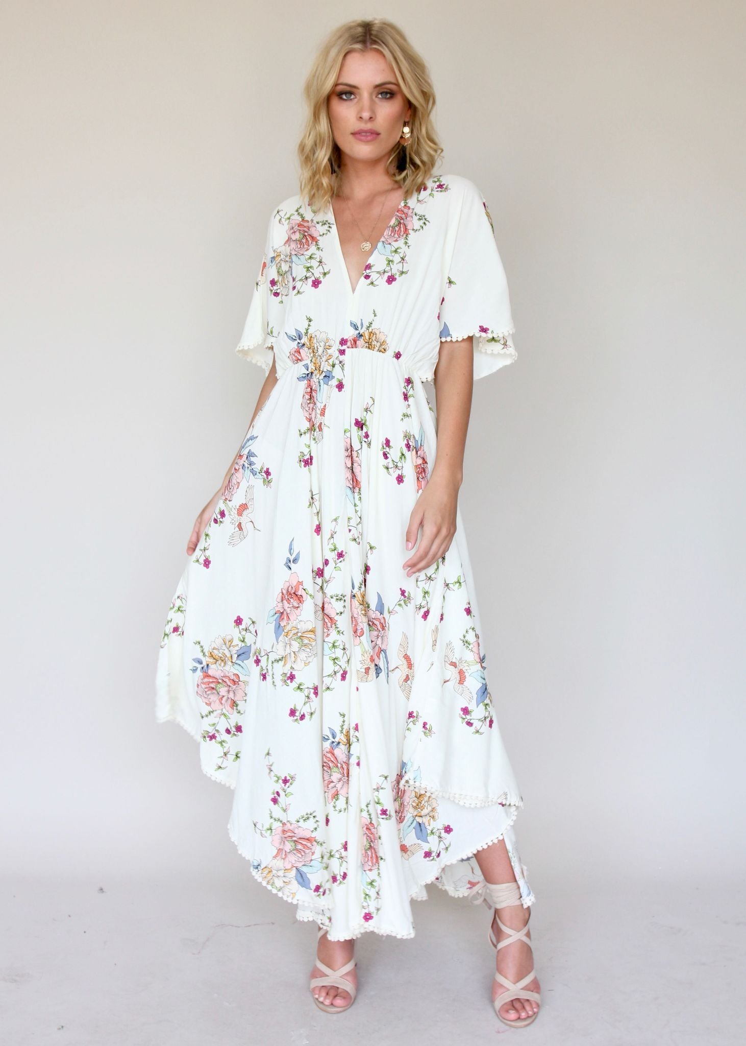 Dana Maxi Dress - Flamingo Dancing