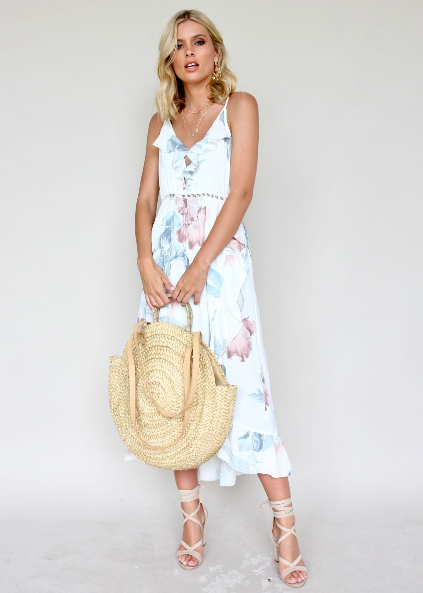 Floral We Know Maxi Dress - Coastal