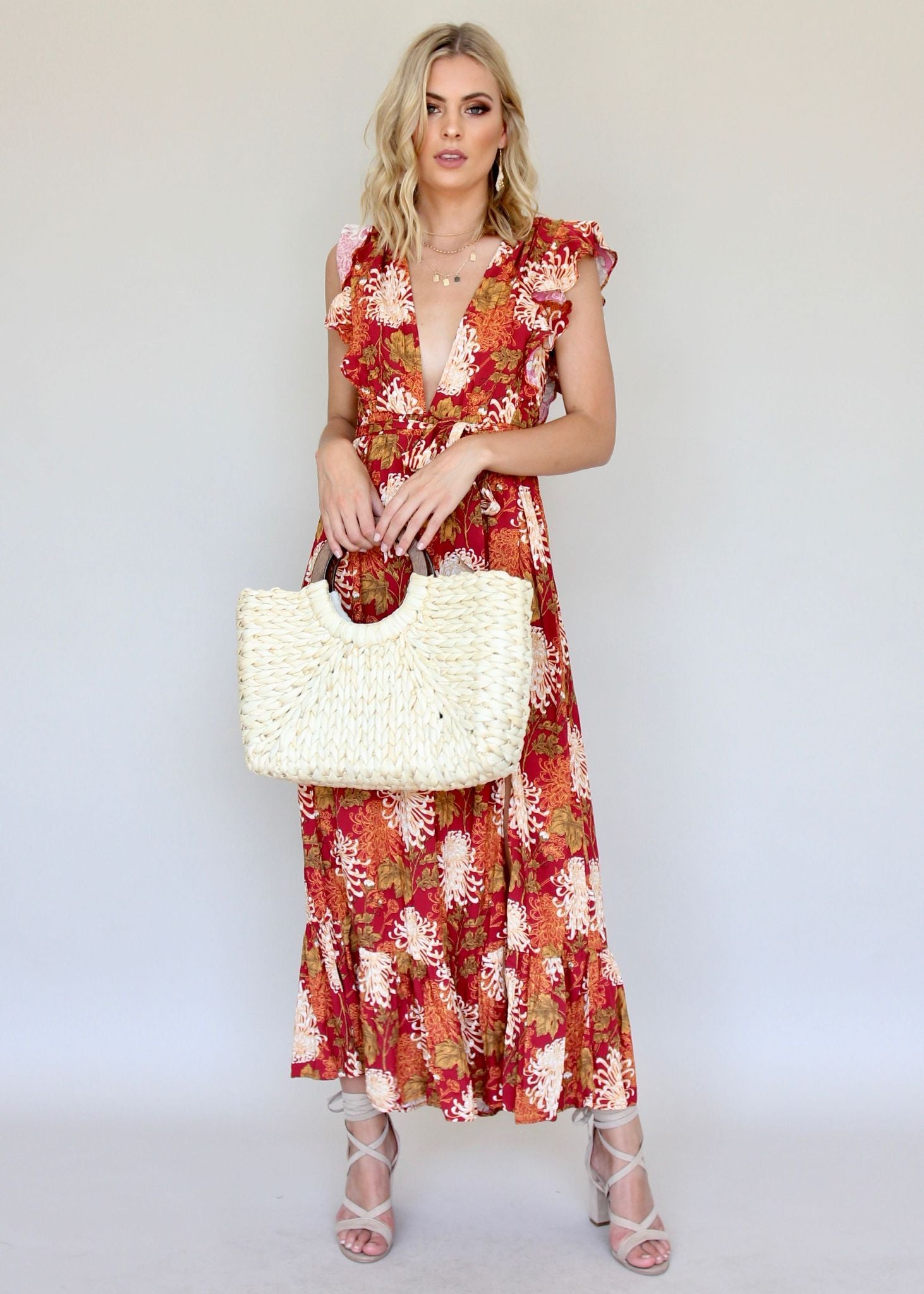 Rhapsody Maxi Dress - Red