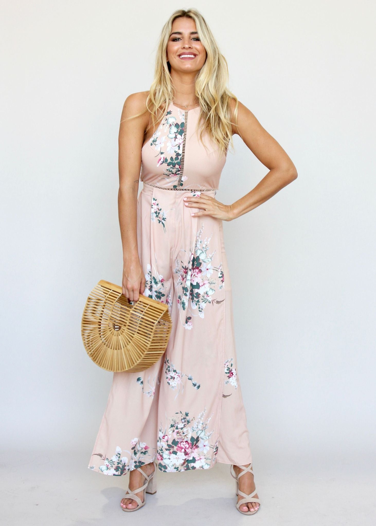 Heart Of Glass Pantsuit - Nude Garden