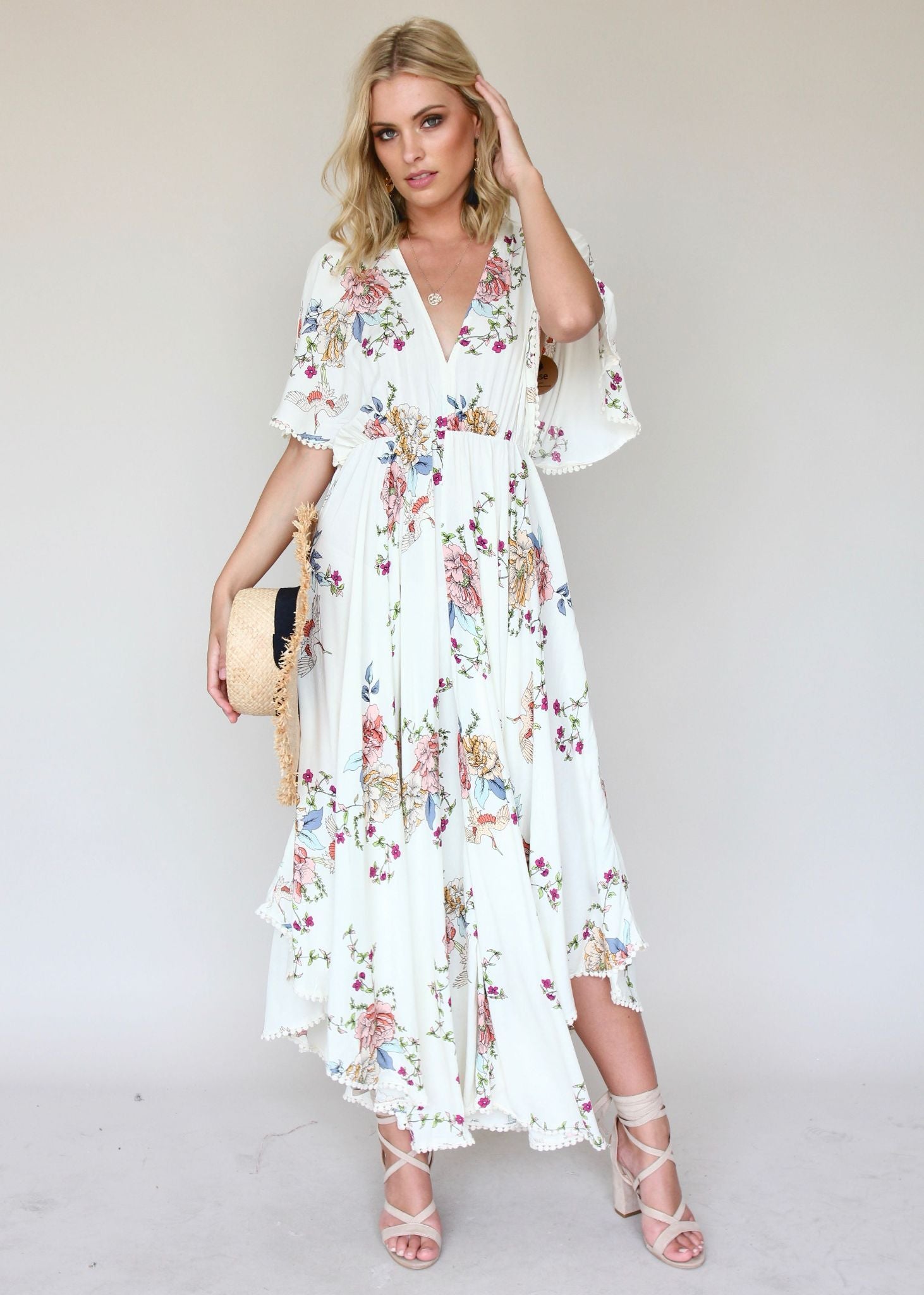 Dana Maxi Dress - Flamingo Dancing