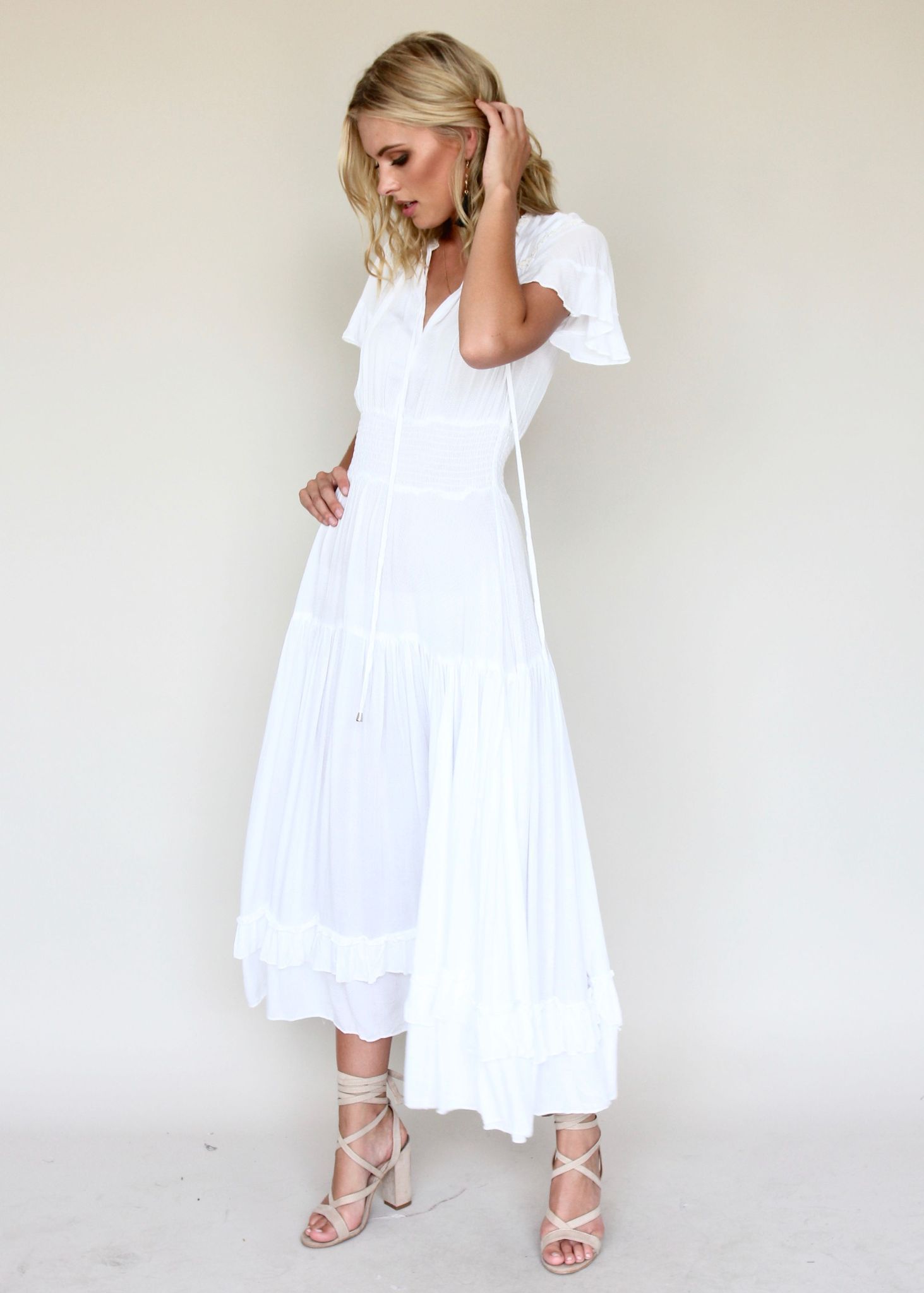 Artemis Maxi Dress - White