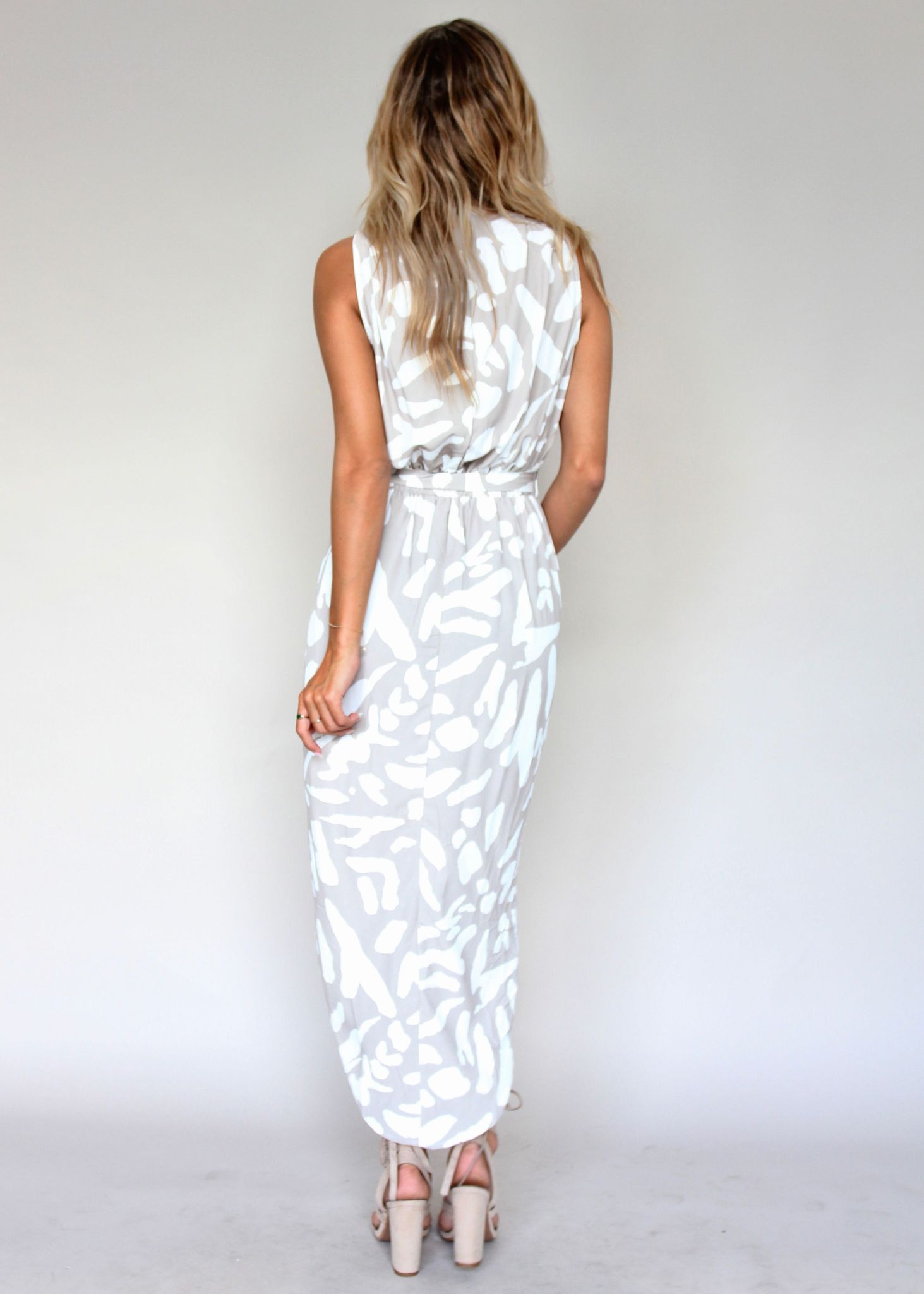 Adrienne Maxi Dress - Beige