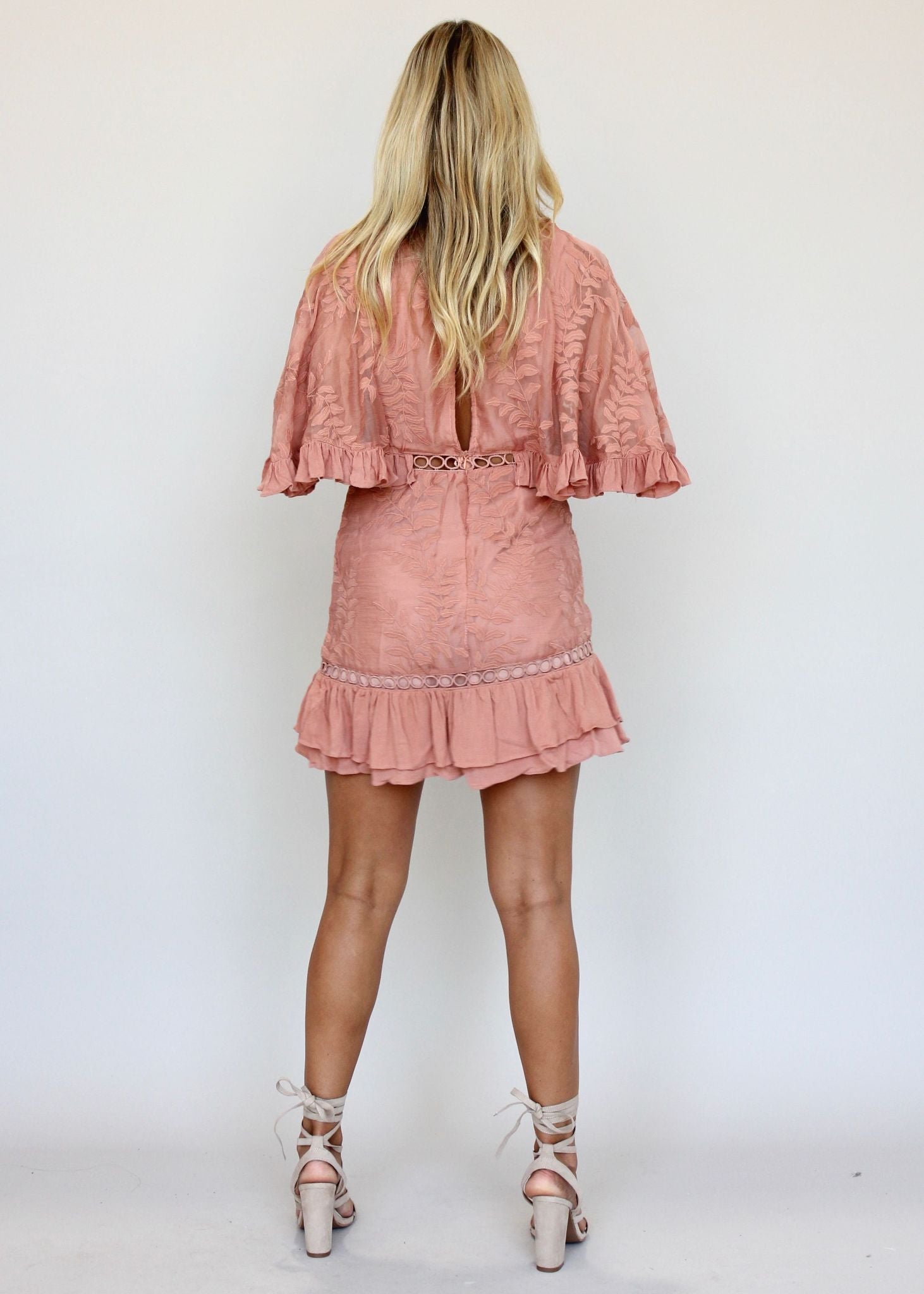 Brittany Swing Dress - Rose