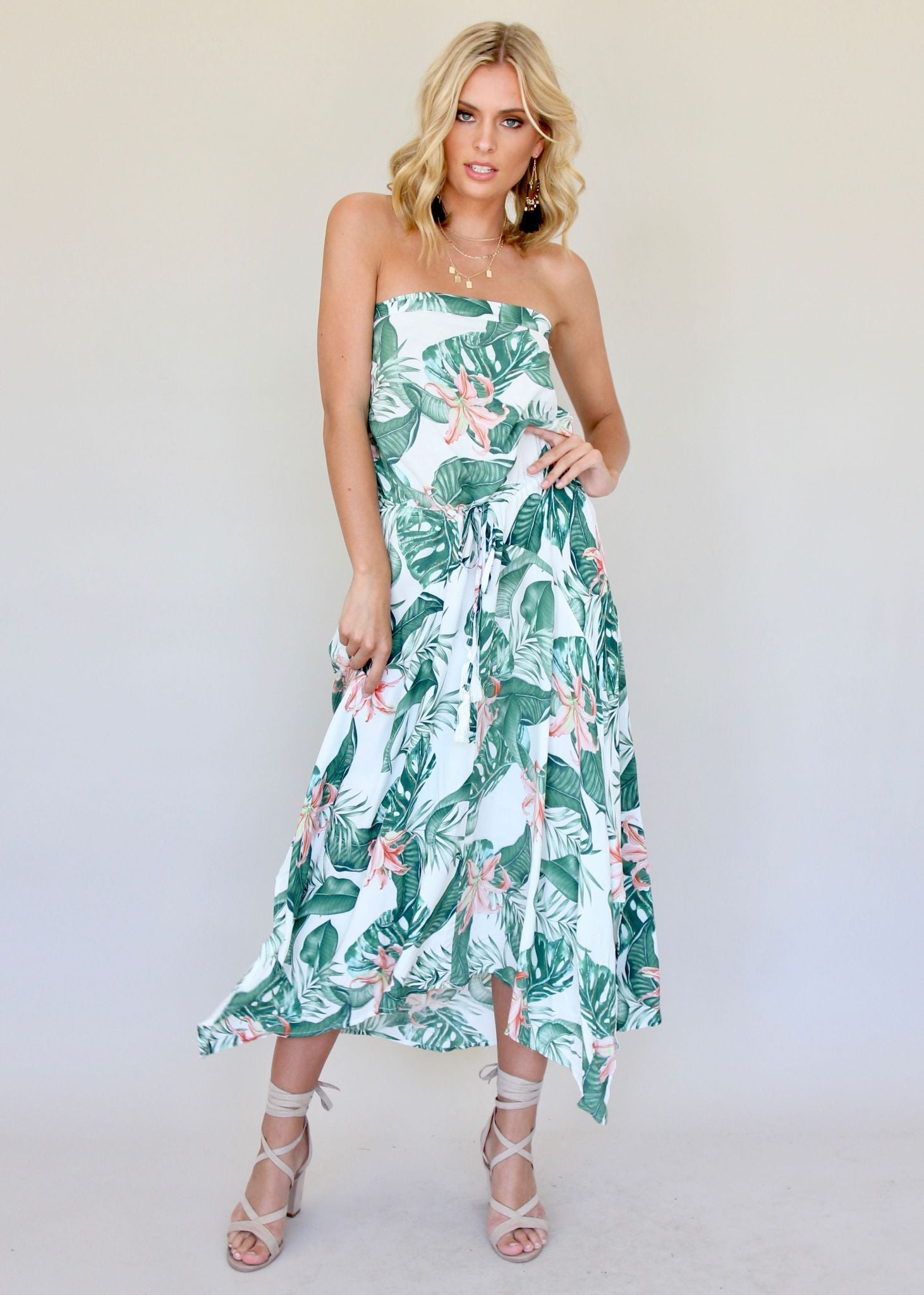 New Freedom Strapless Dress - Florida