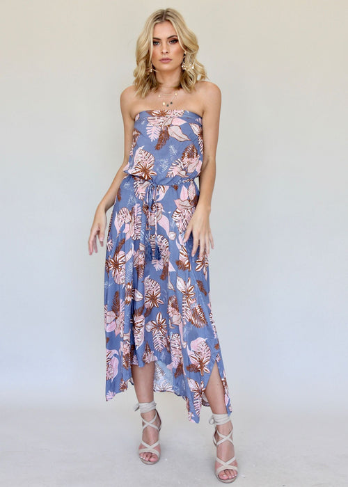 New Freedom Strapless Maxi Dress - Bermuda