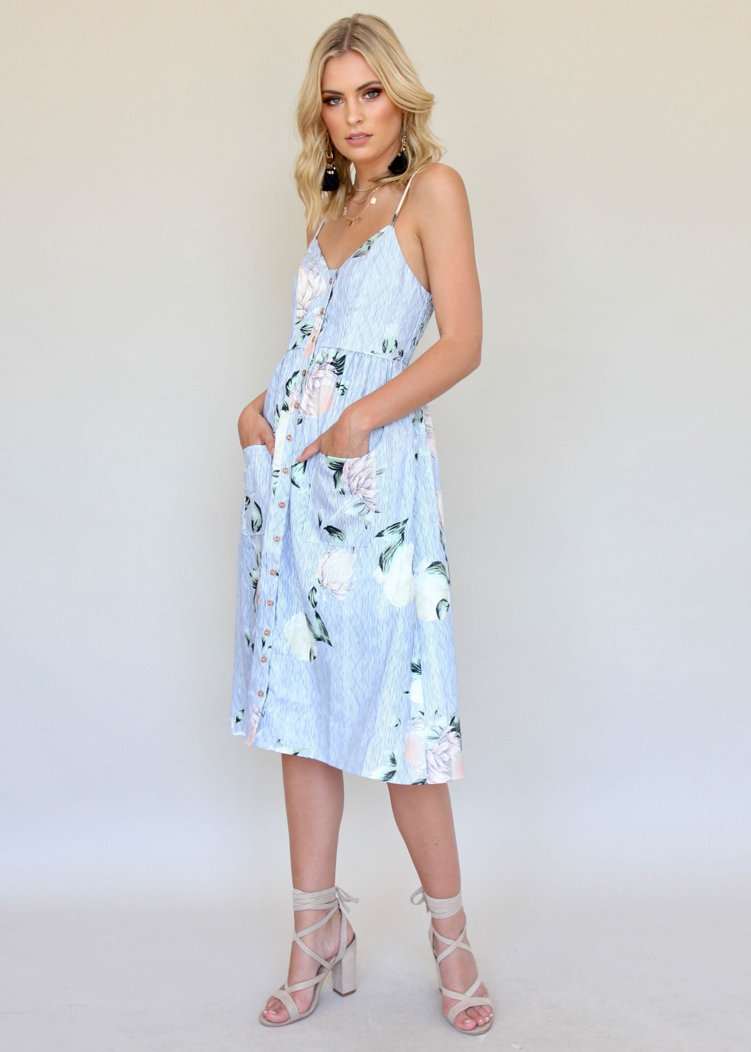 Amari Swing Dress - Nautic