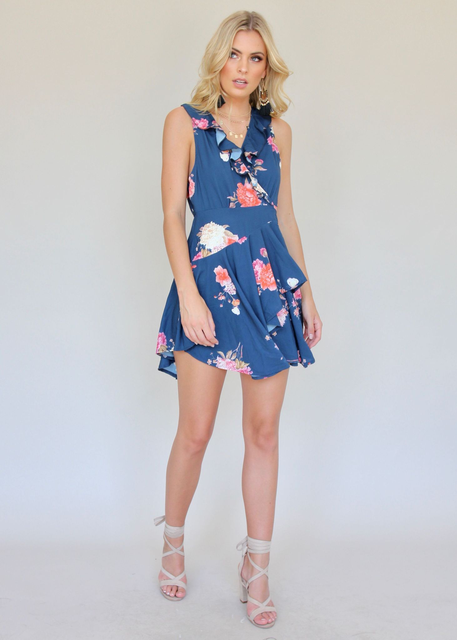 Newest Love Wrap Dress - Navy