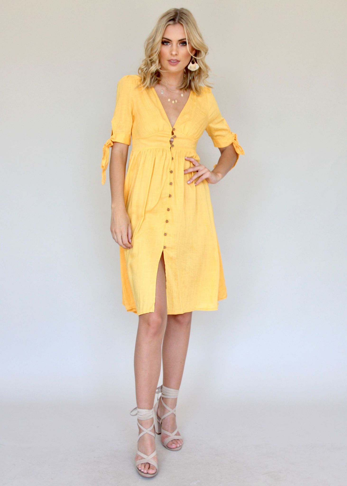 Future Forever Midi Dress - Sun