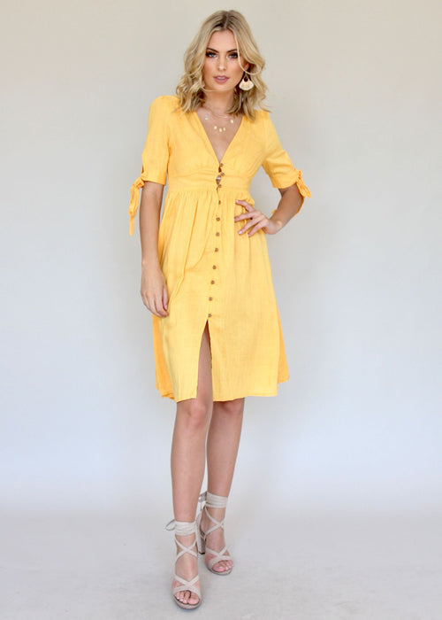 Future Forever Midi Dress - Sun