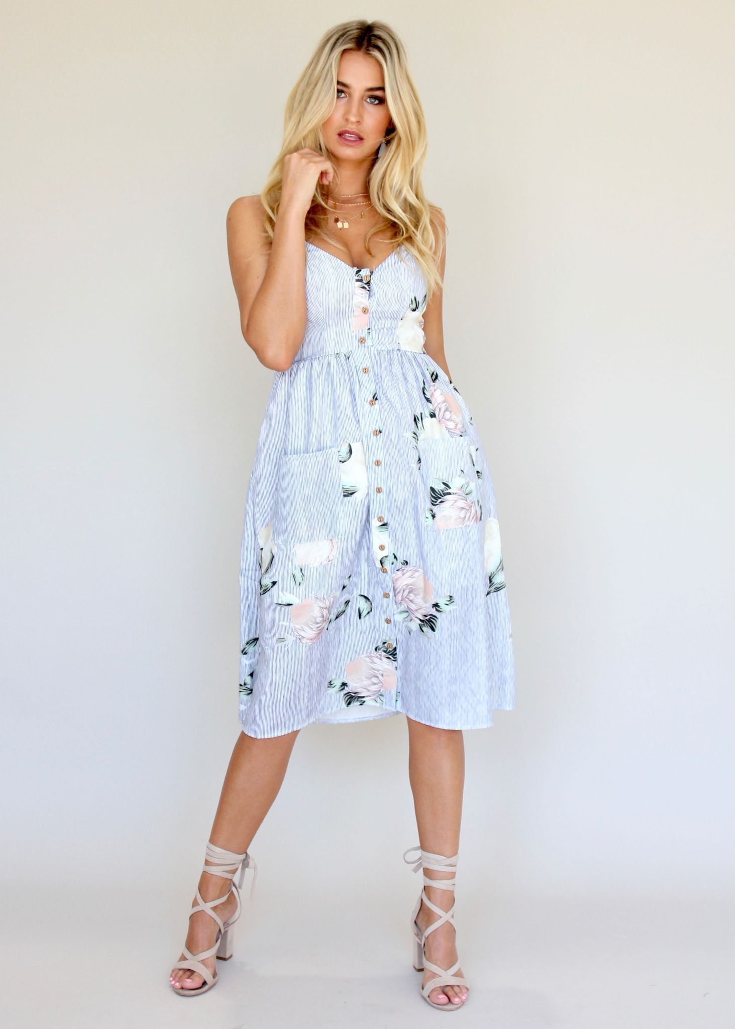 Amari Swing Dress - Nautic