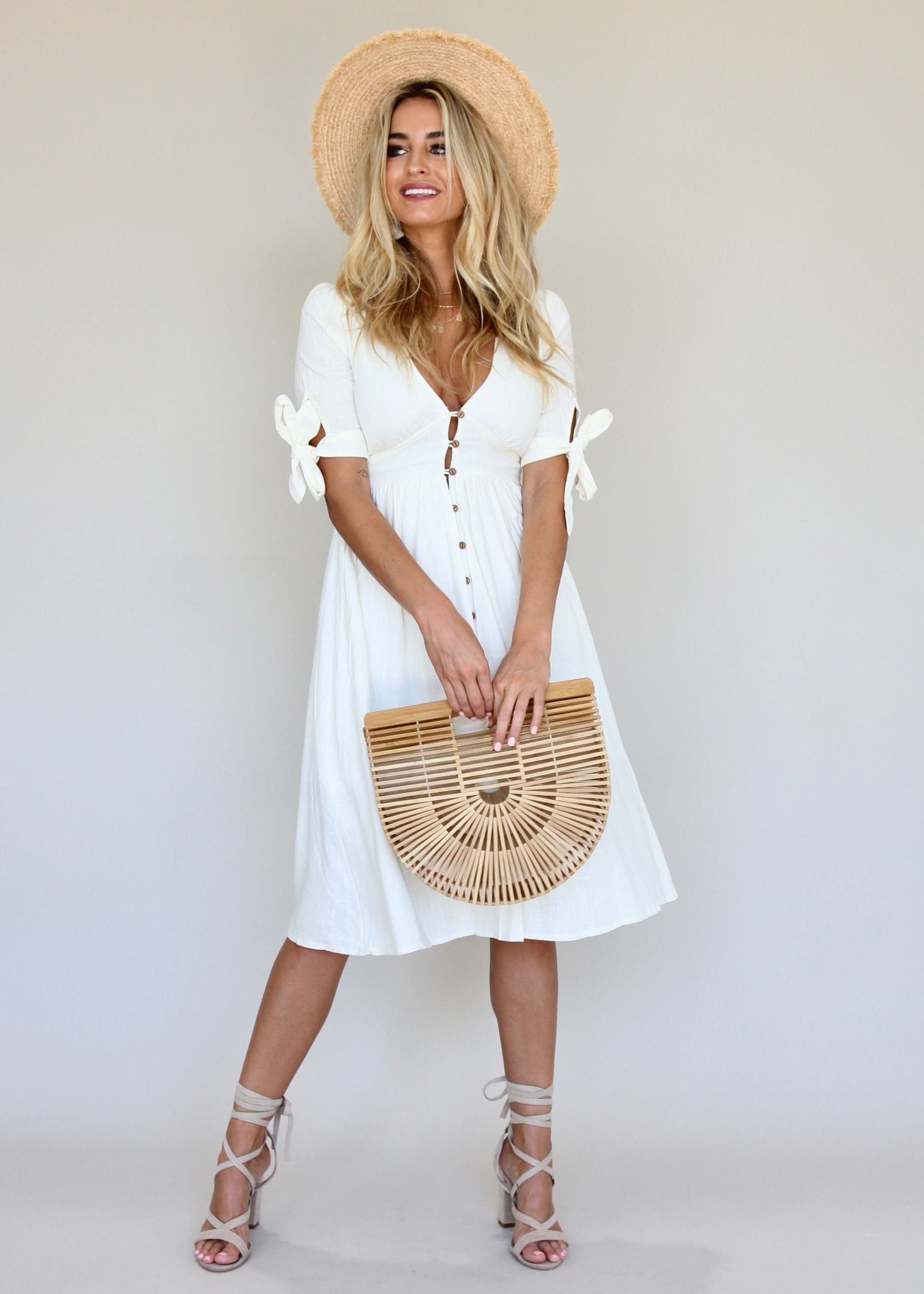 Future Forever Midi Dress - White