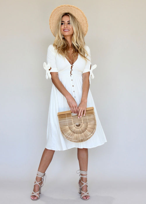 Future Forever Midi Dress - White