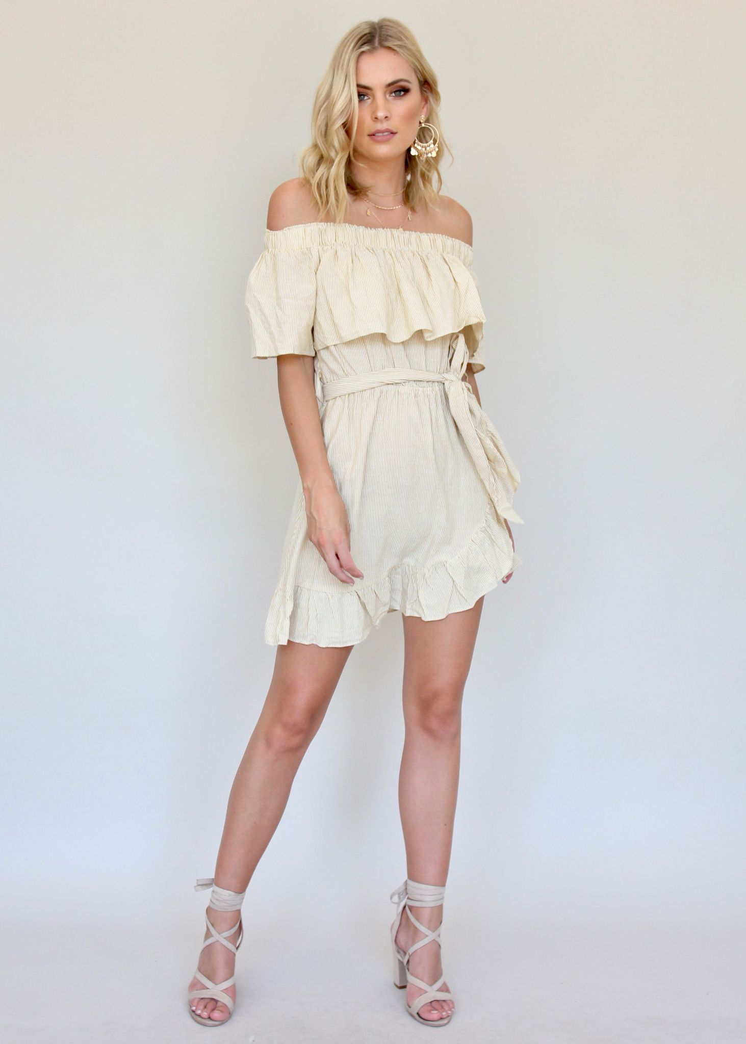 Another Eternity Strapless Dress - Yellow
