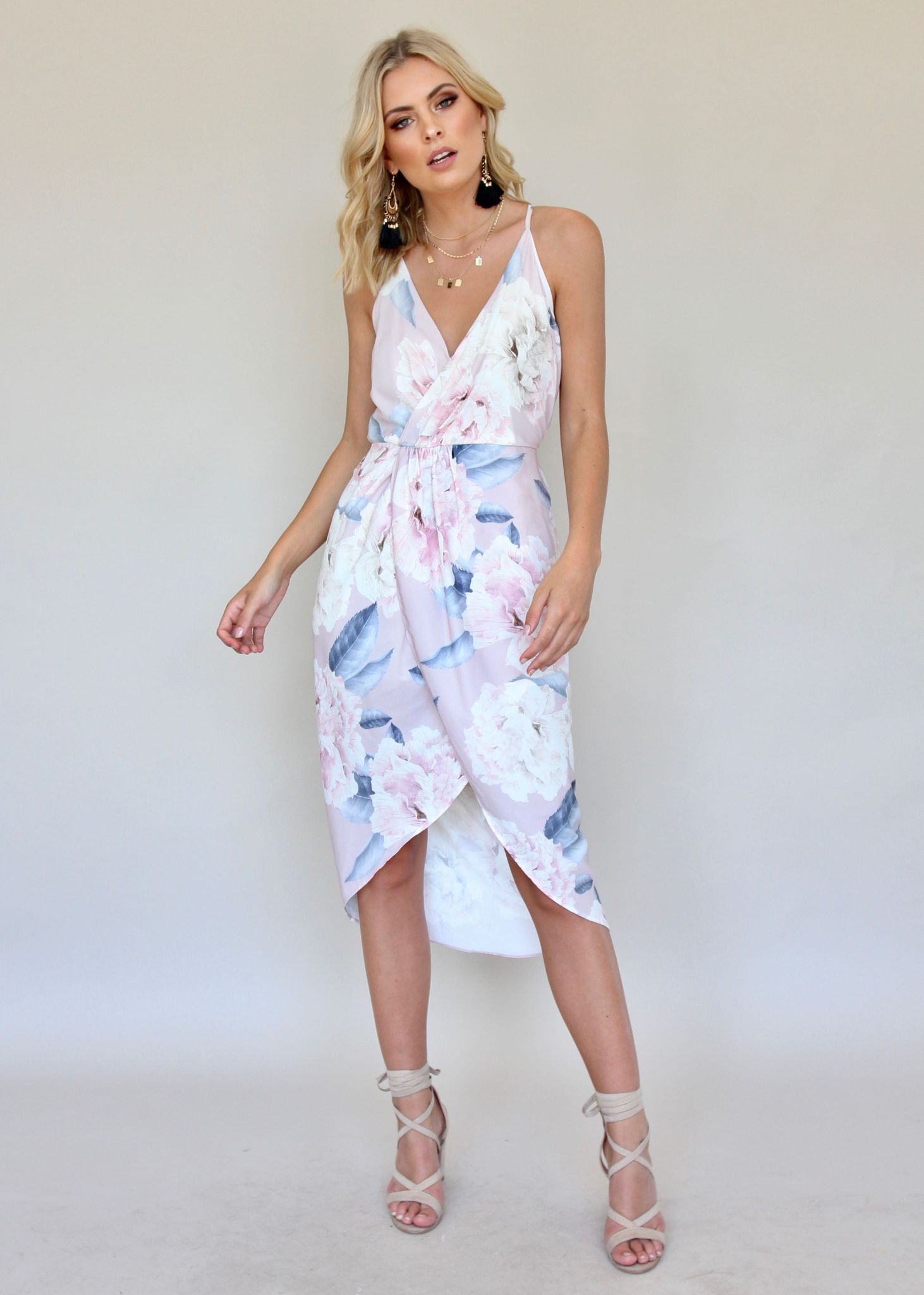 All About You Midi Dress - Petal Pink