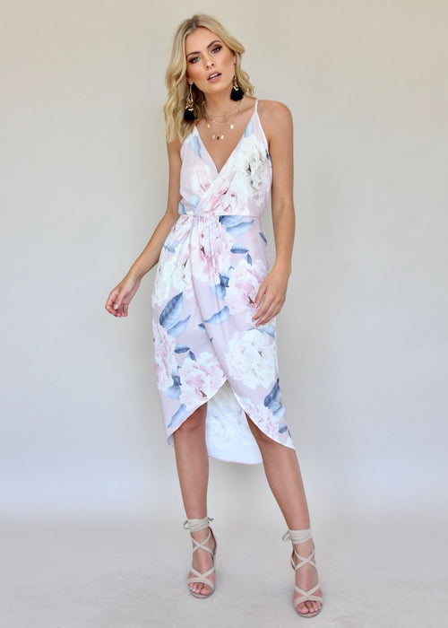 All About You Midi Dress - Petal Pink