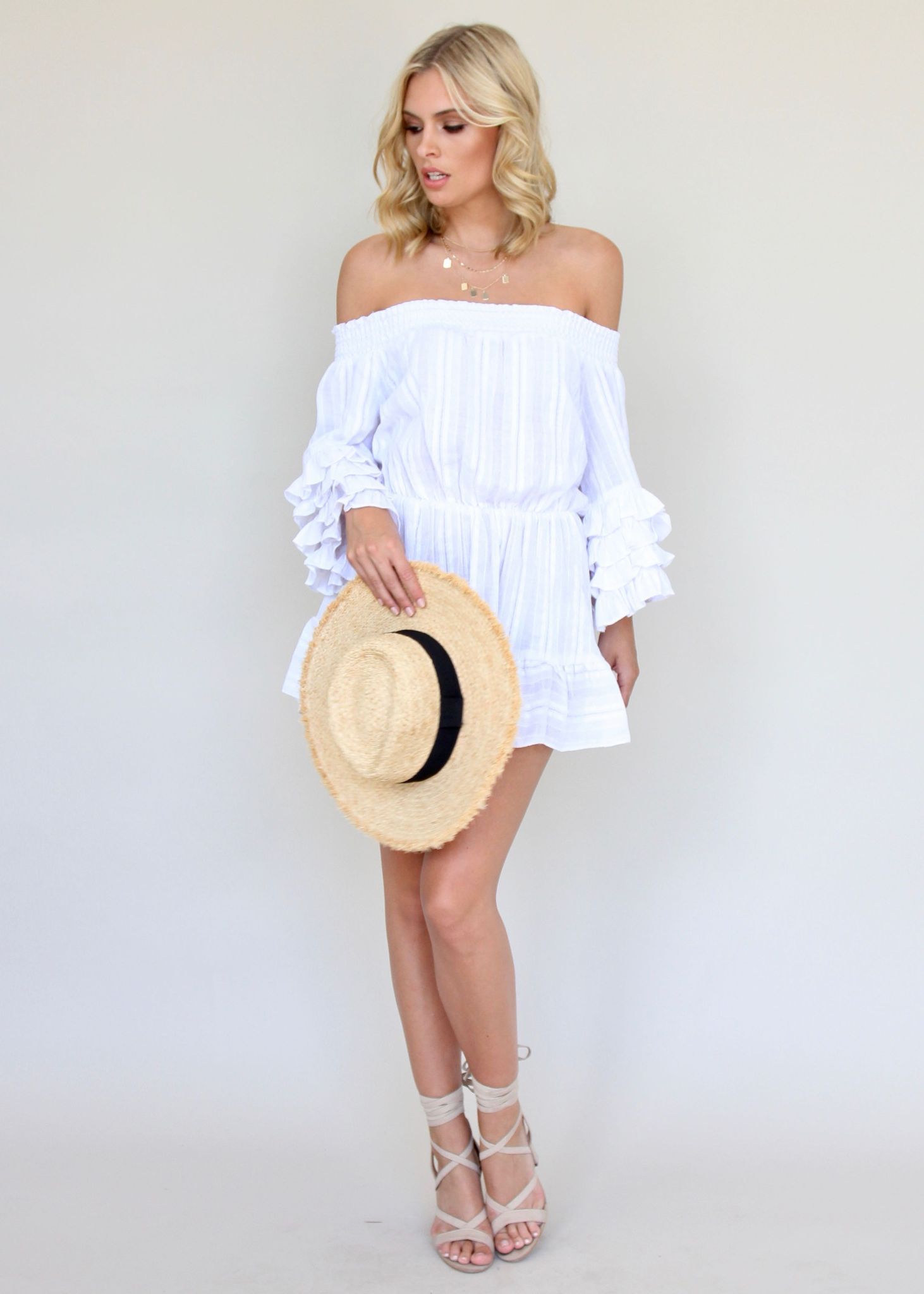 Nadia Mini Dress - White